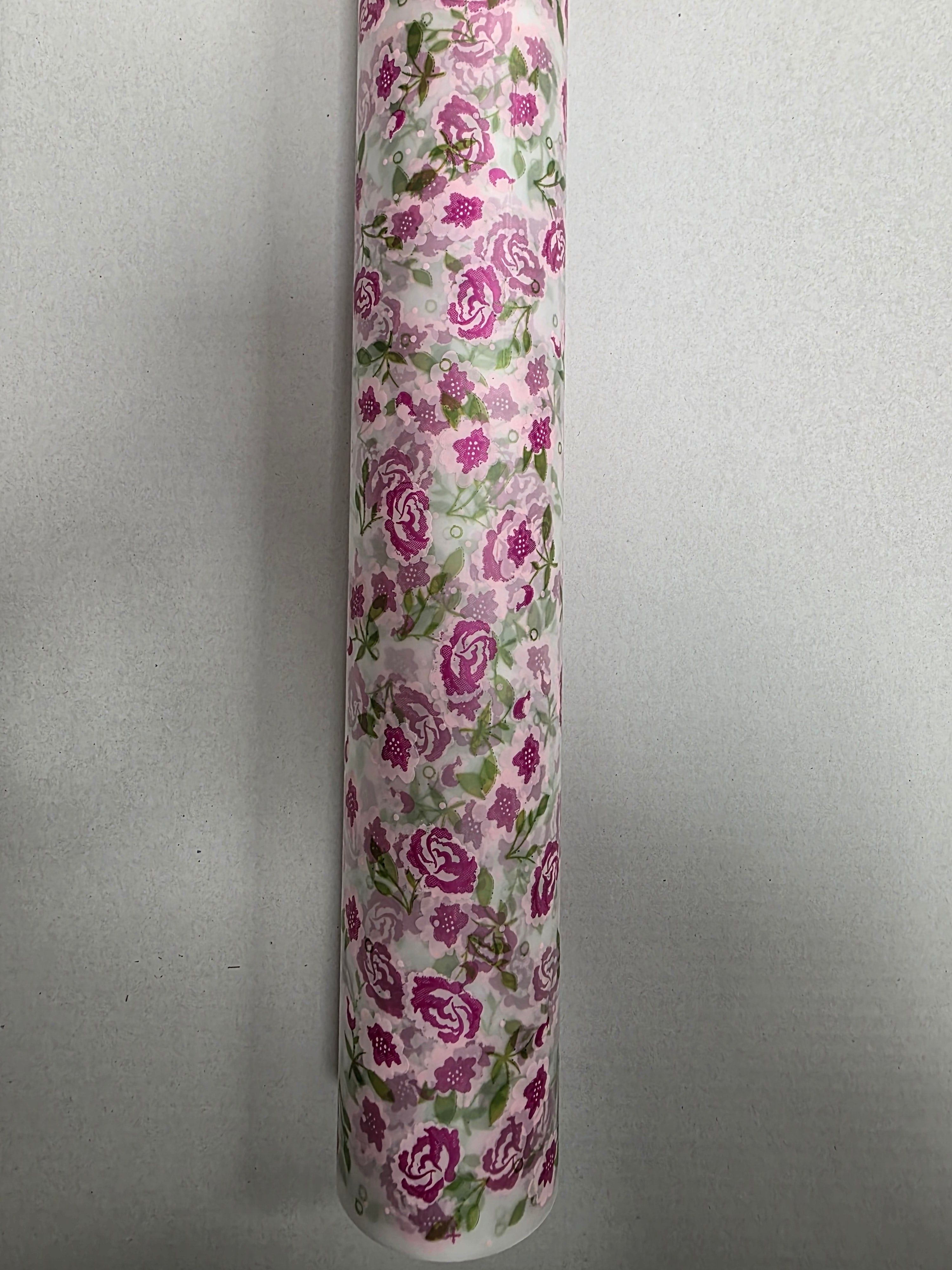 Cello Vintage Rose Pink Green