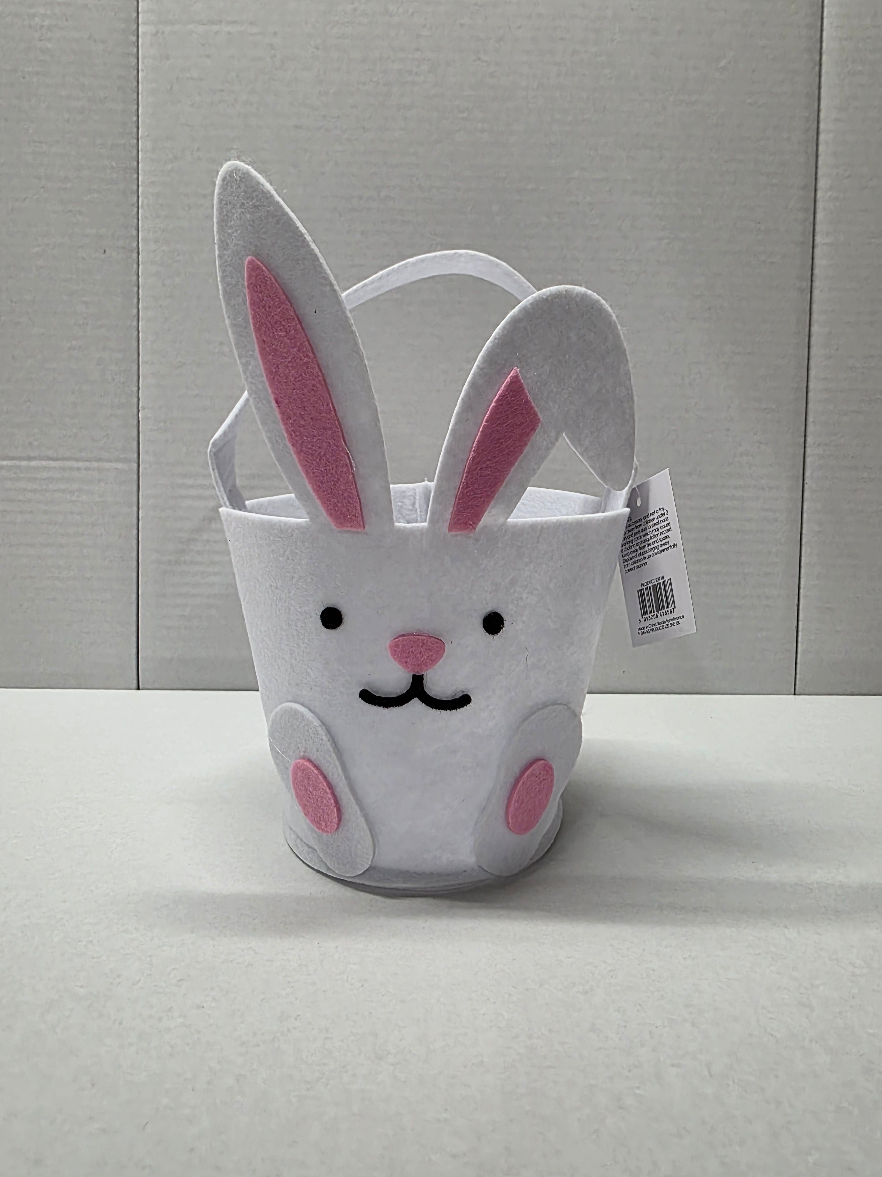 Bag Felt Bunny 15x13cm 23cm With Handle (pack of 3)