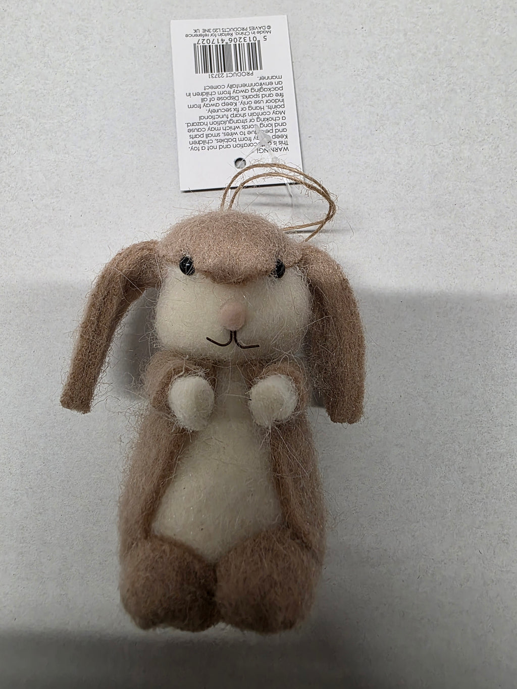 Bunny Hanging Deco Cutie Wool (pack of 3)