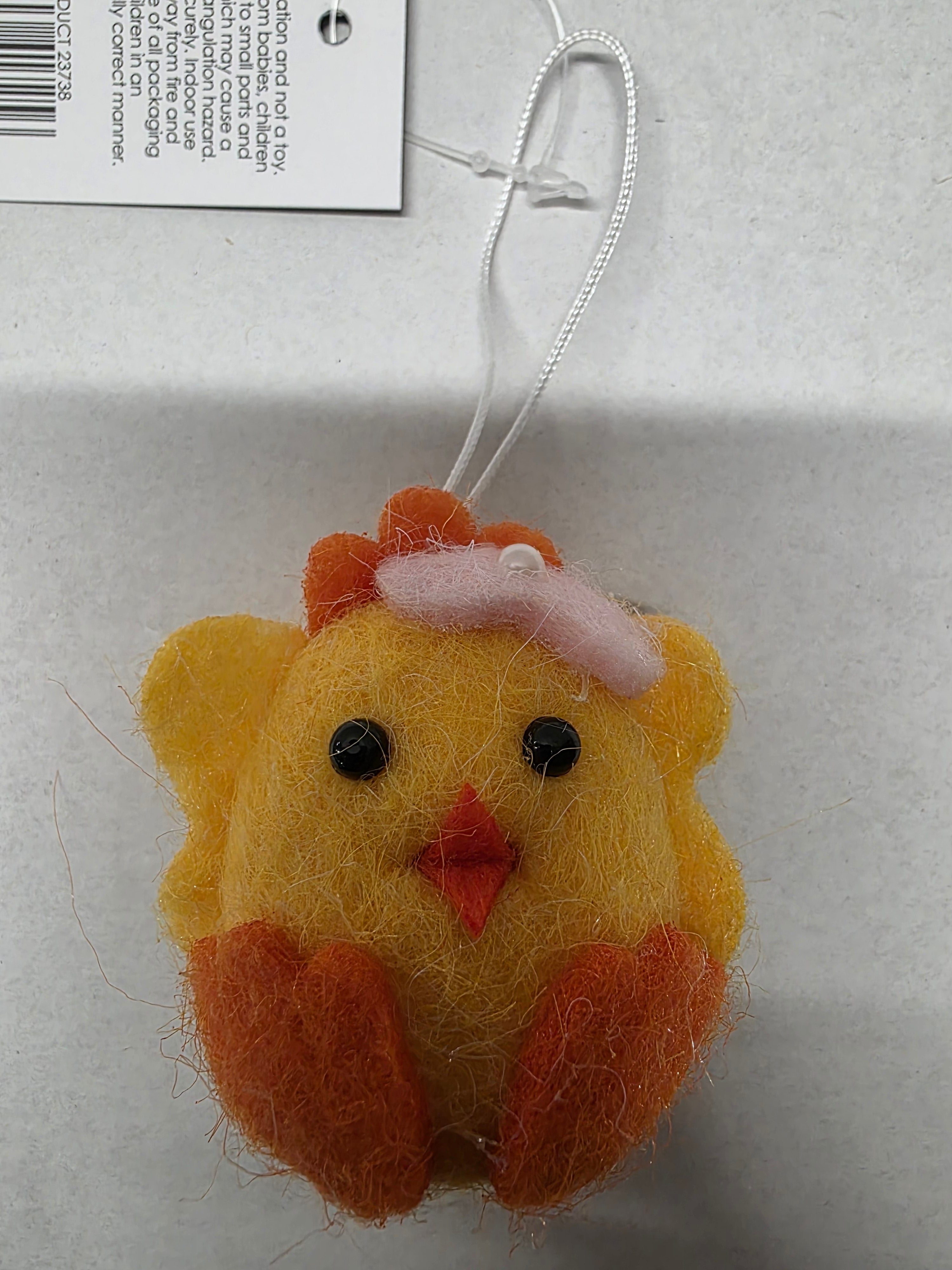 Chick Hanging Deco Wool 6.5cm (pack of 5)