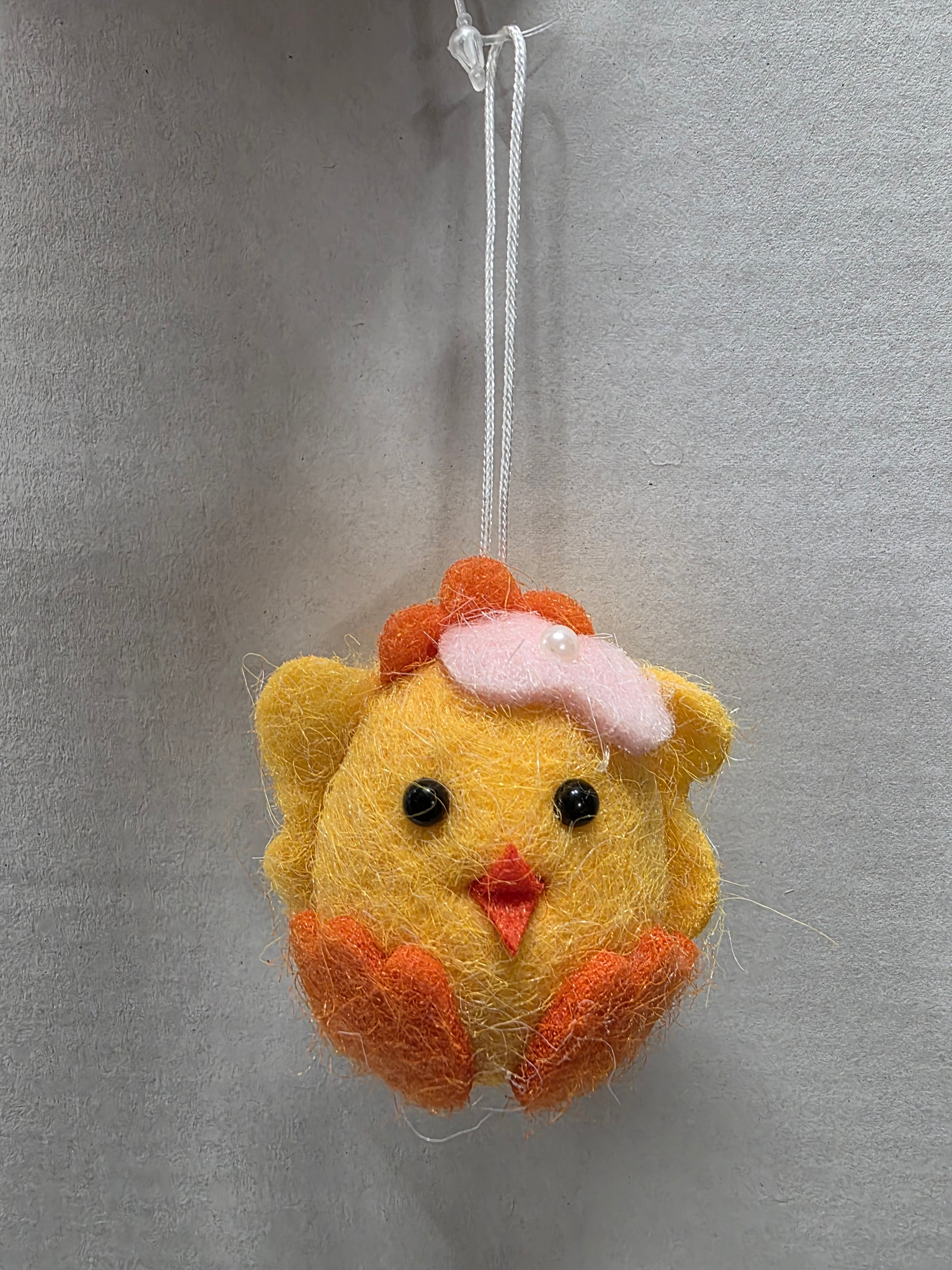Chick Hanging Deco Wool 6.5cm (pack of 5)