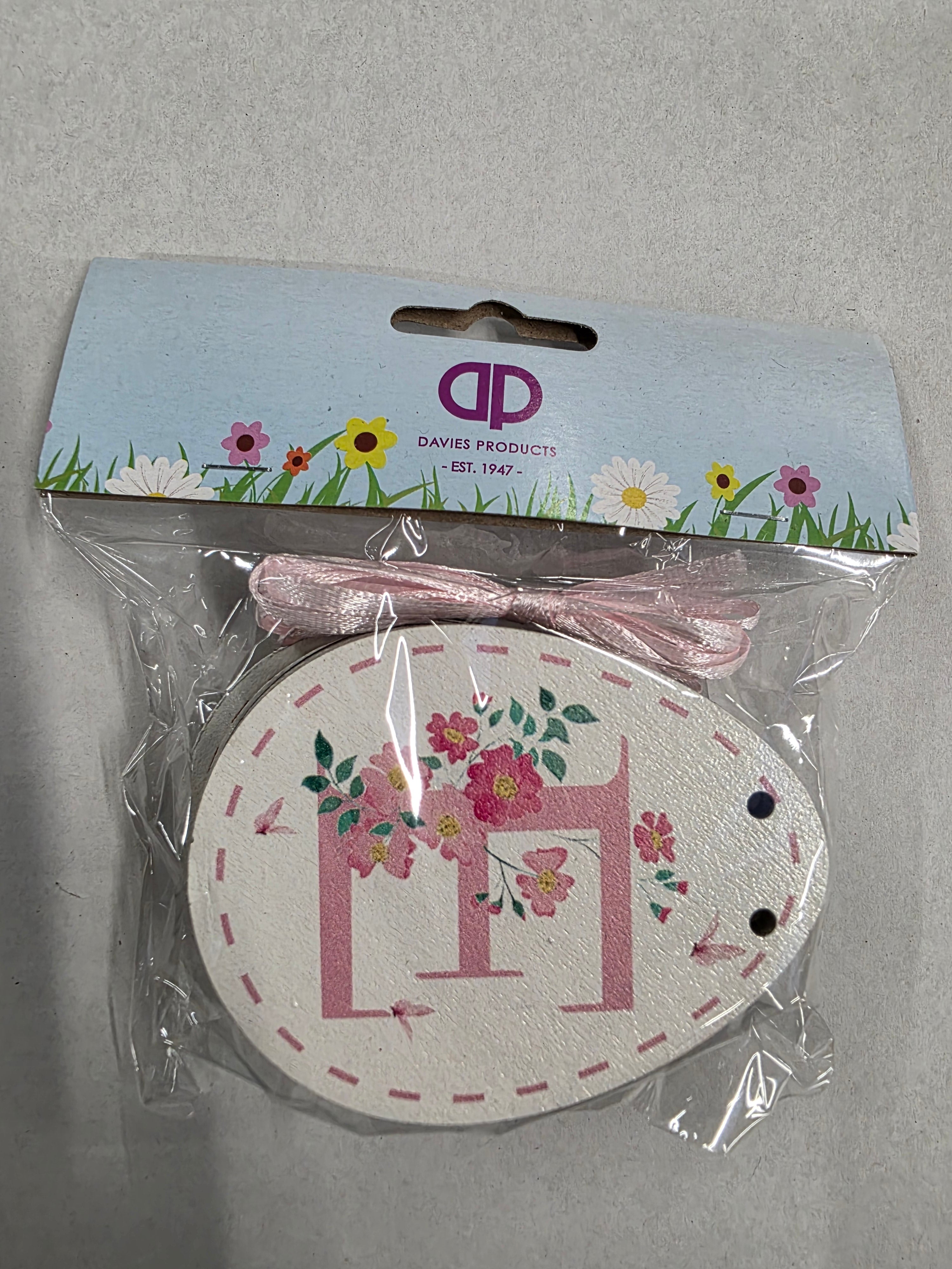 Easter Egg Wooden Banner 8cm 1m (pack of 5)