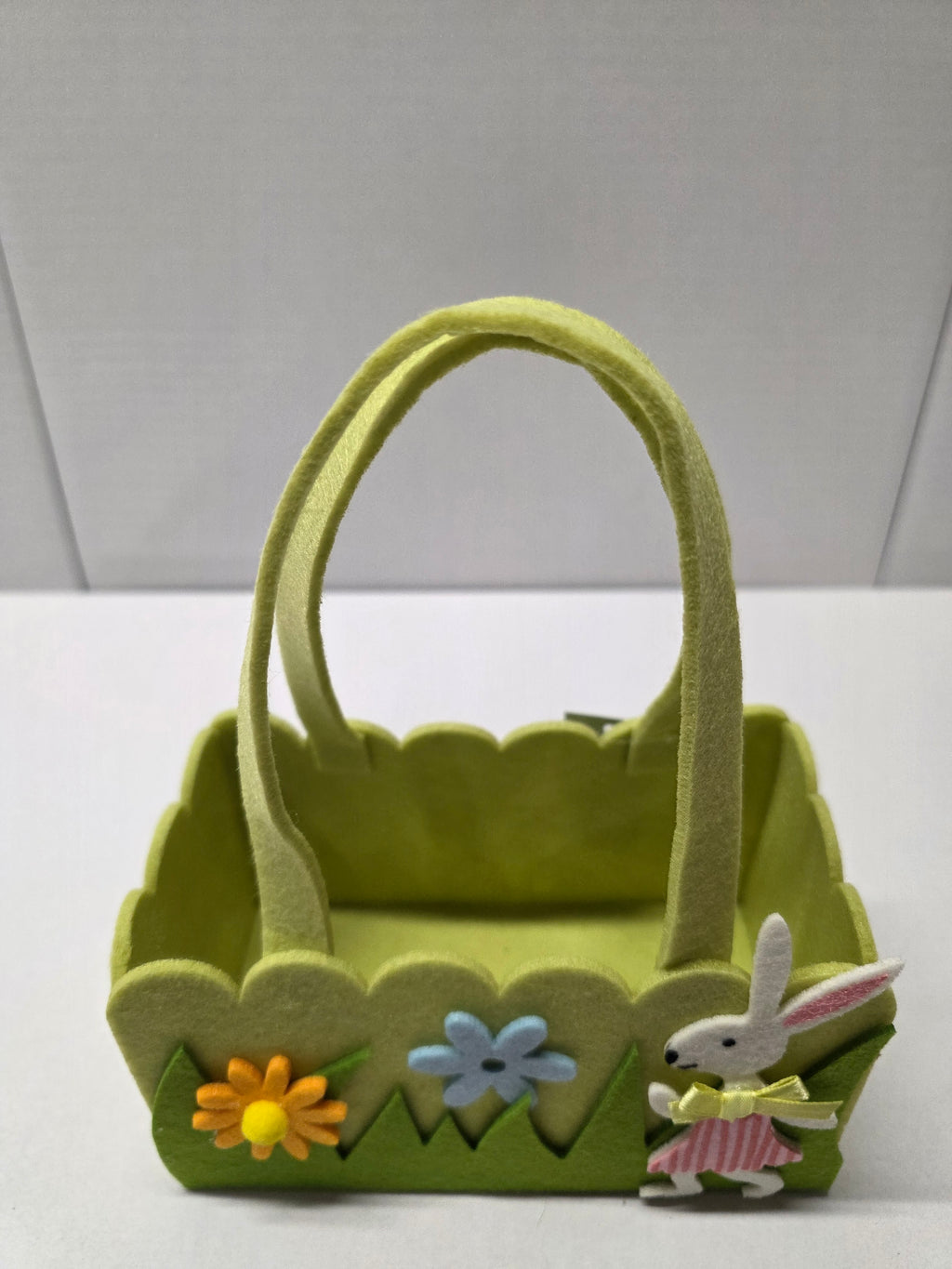 Felt Bunny Easter Basket 20cm (pack of 2)