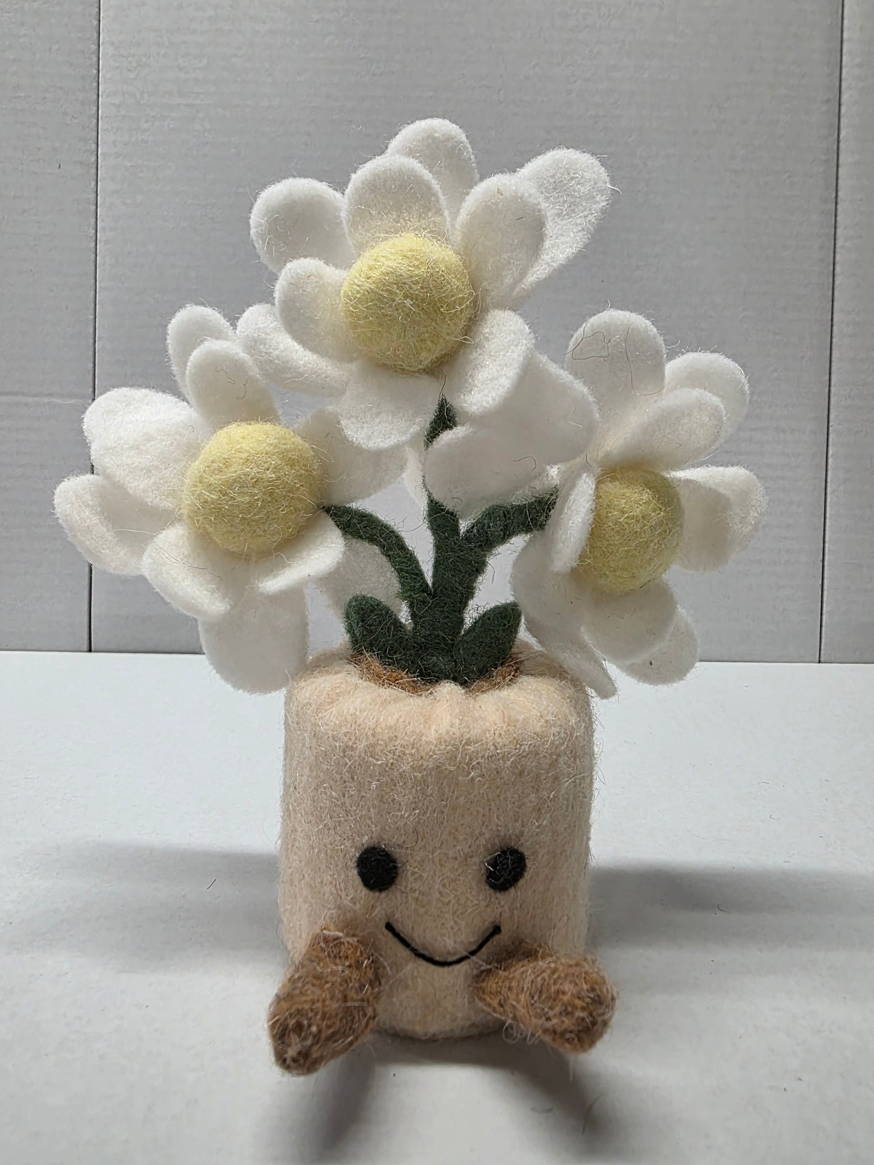 Felt Daisy Pot 18cm