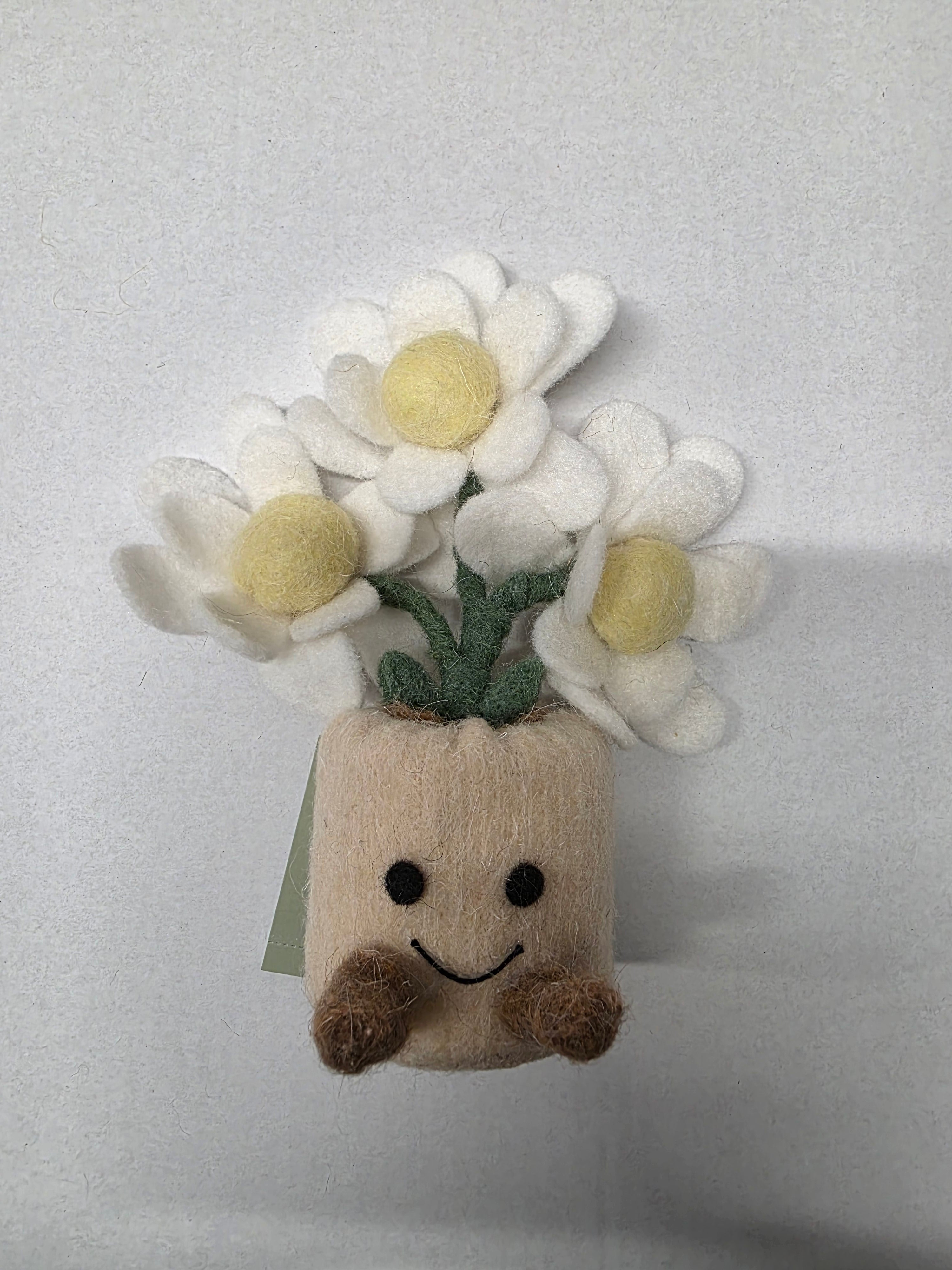 Felt Daisy Pot 18cm