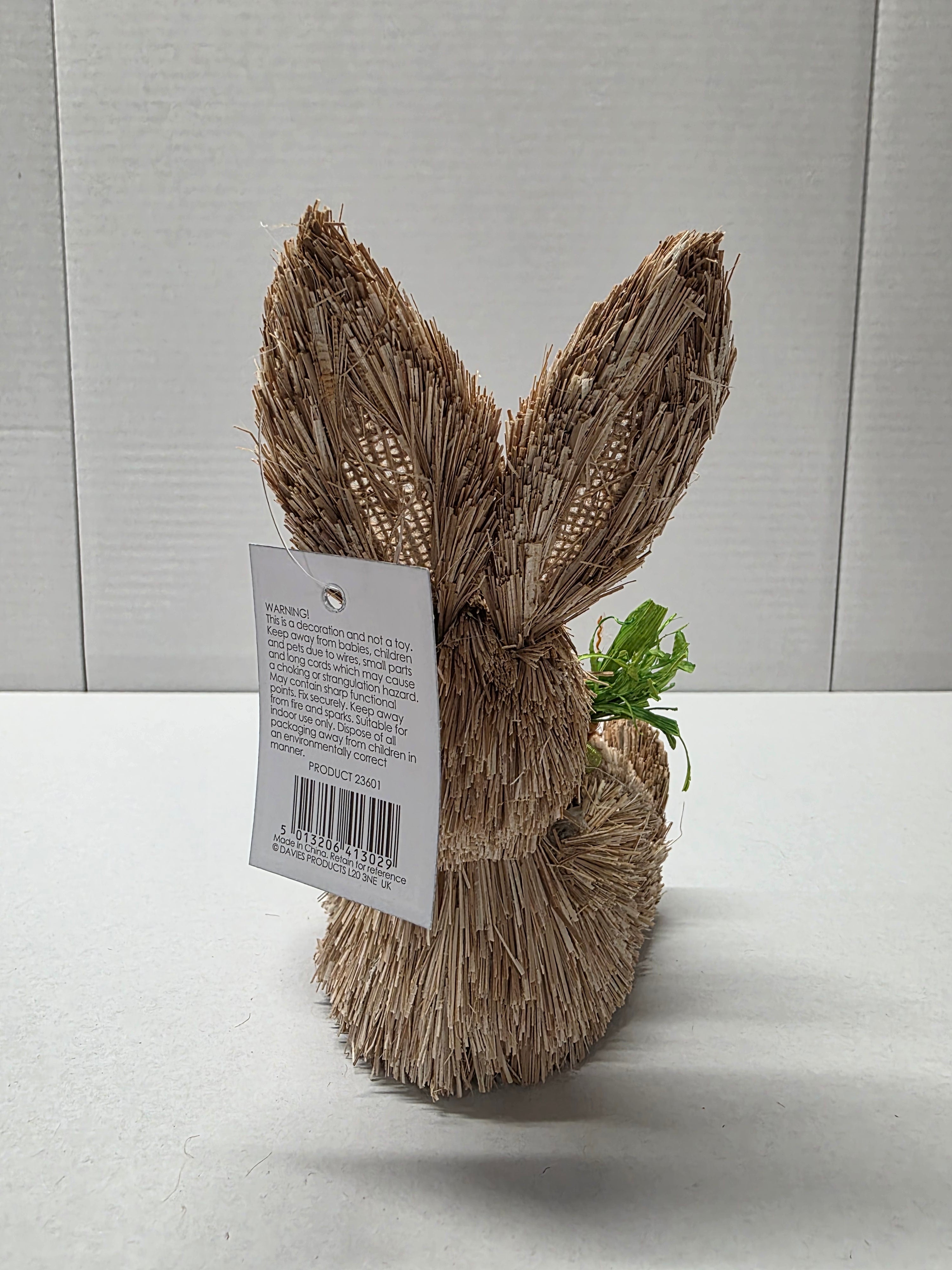 Sitting Bunny Cute Carrott 19cm