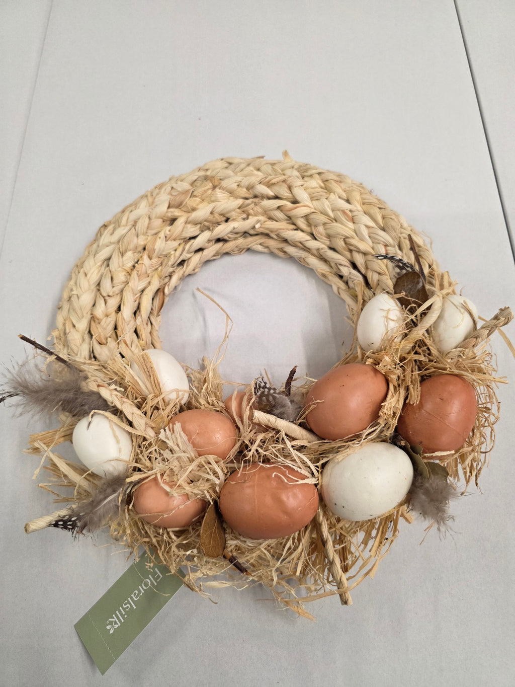 Wreath Natural Easter Egg 30cm