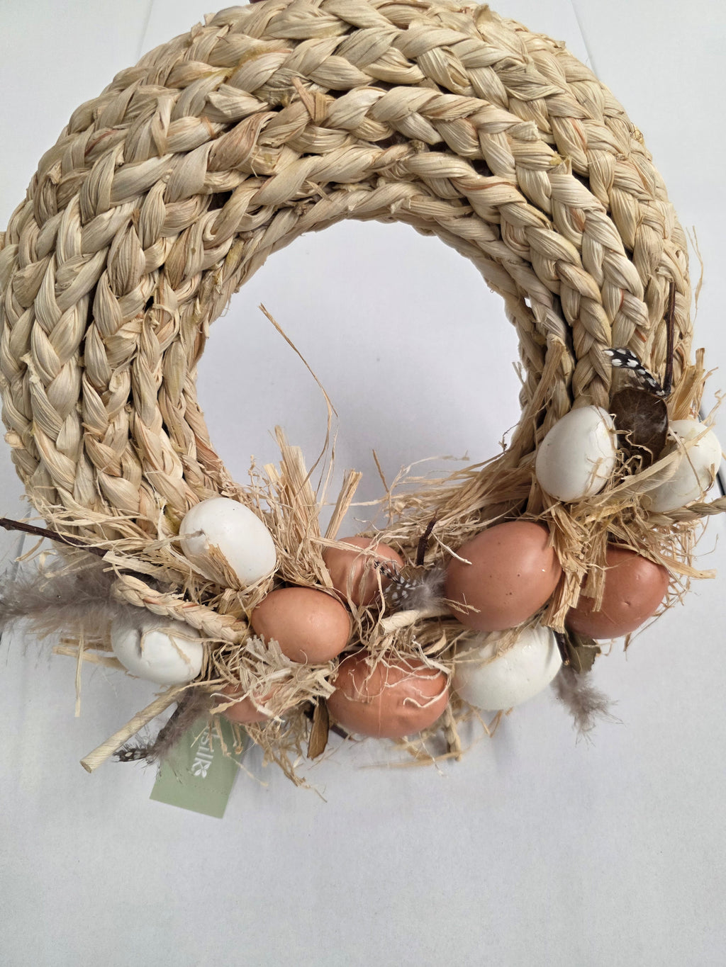 Wreath Natural Easter Egg 30cm