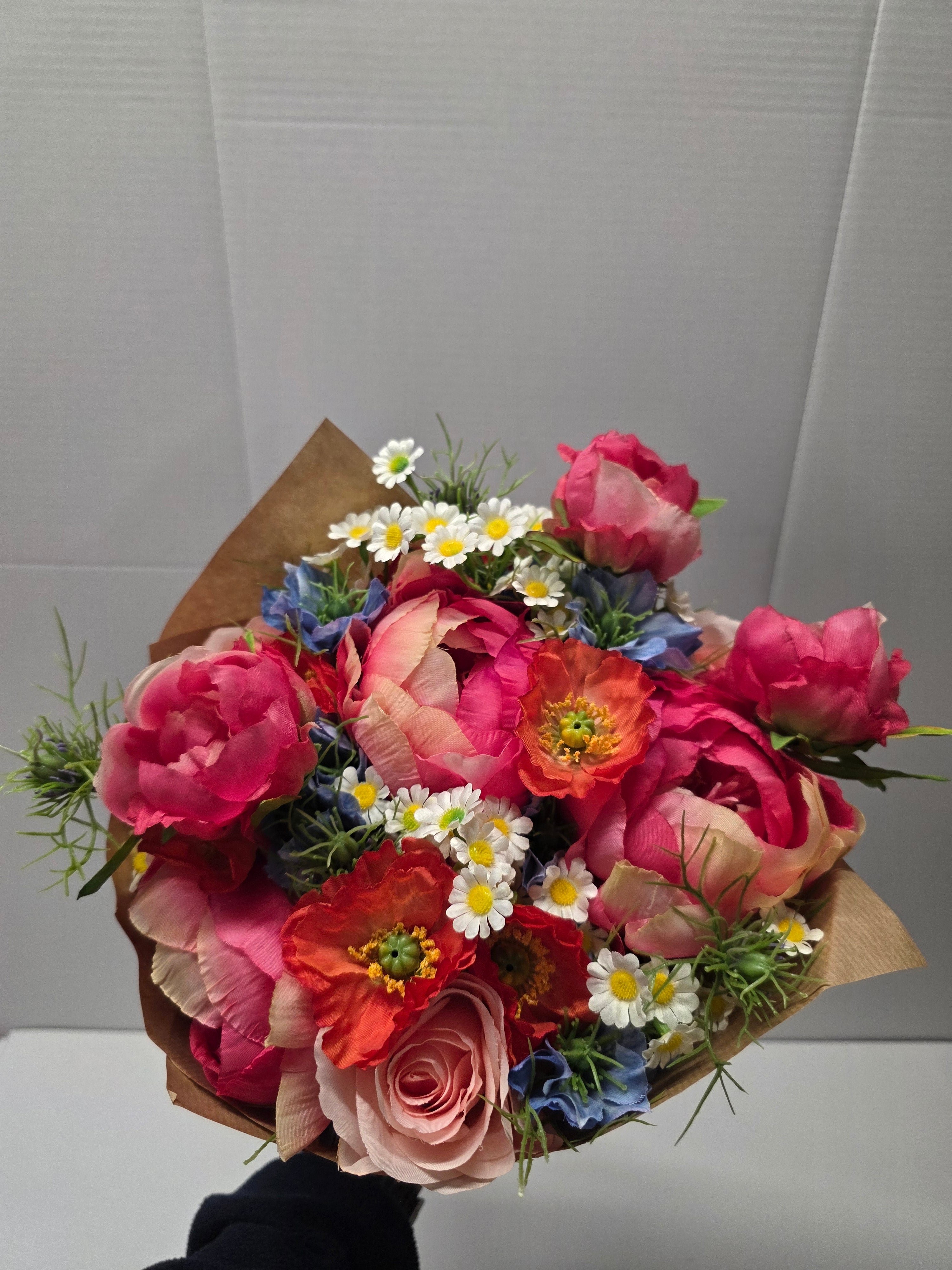 Artificial Bouquet Luxury Cottage Garden