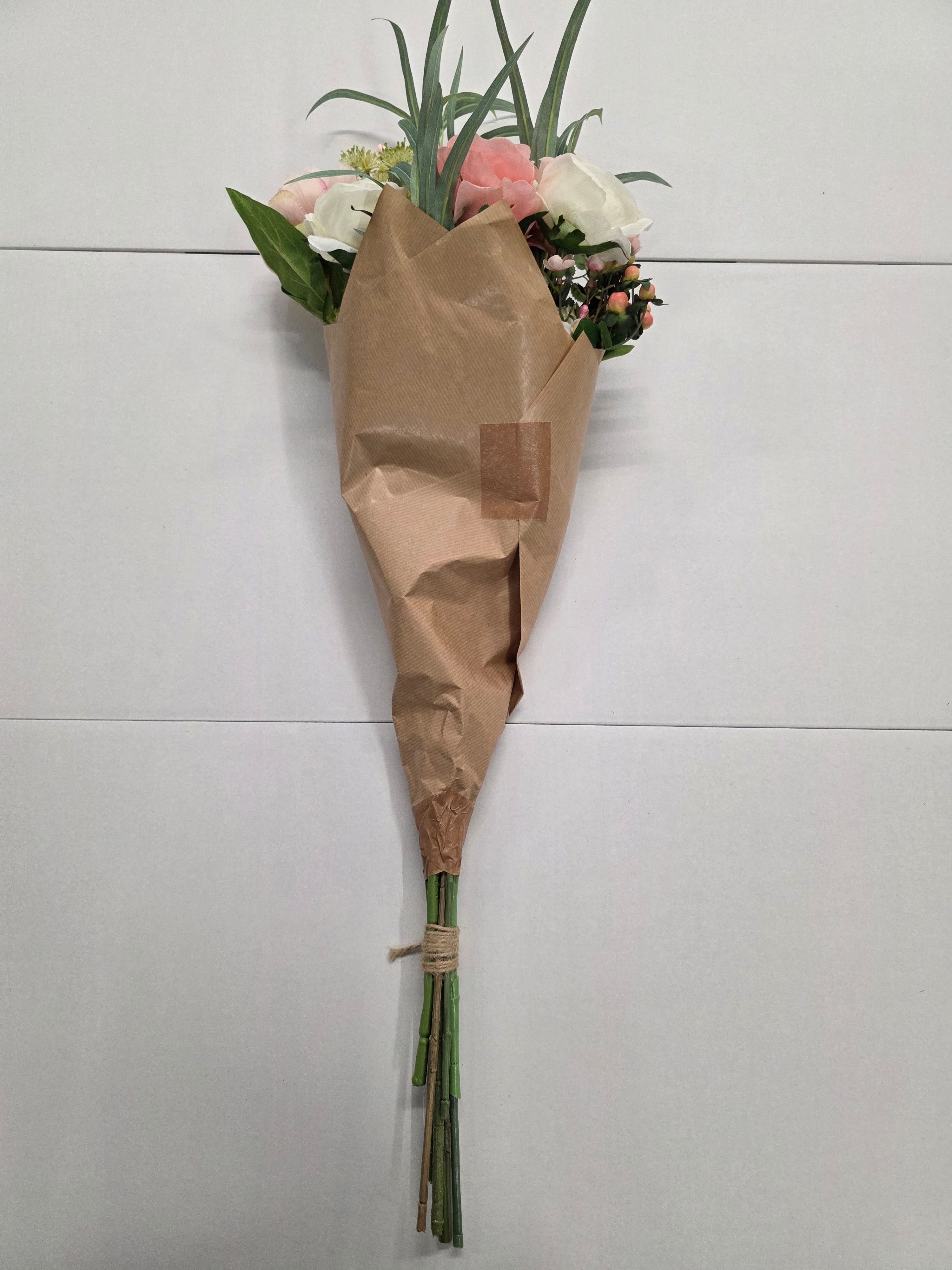 Artificial Bouquet Luxury Peach Peony & Rose