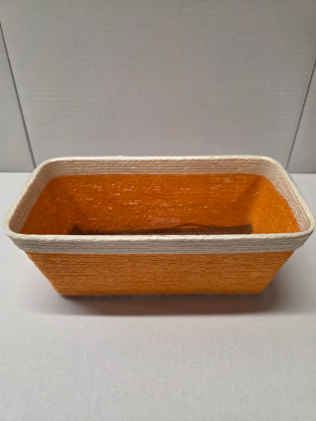 Paper Flowerpot Orange 24.5cm (pack of2)