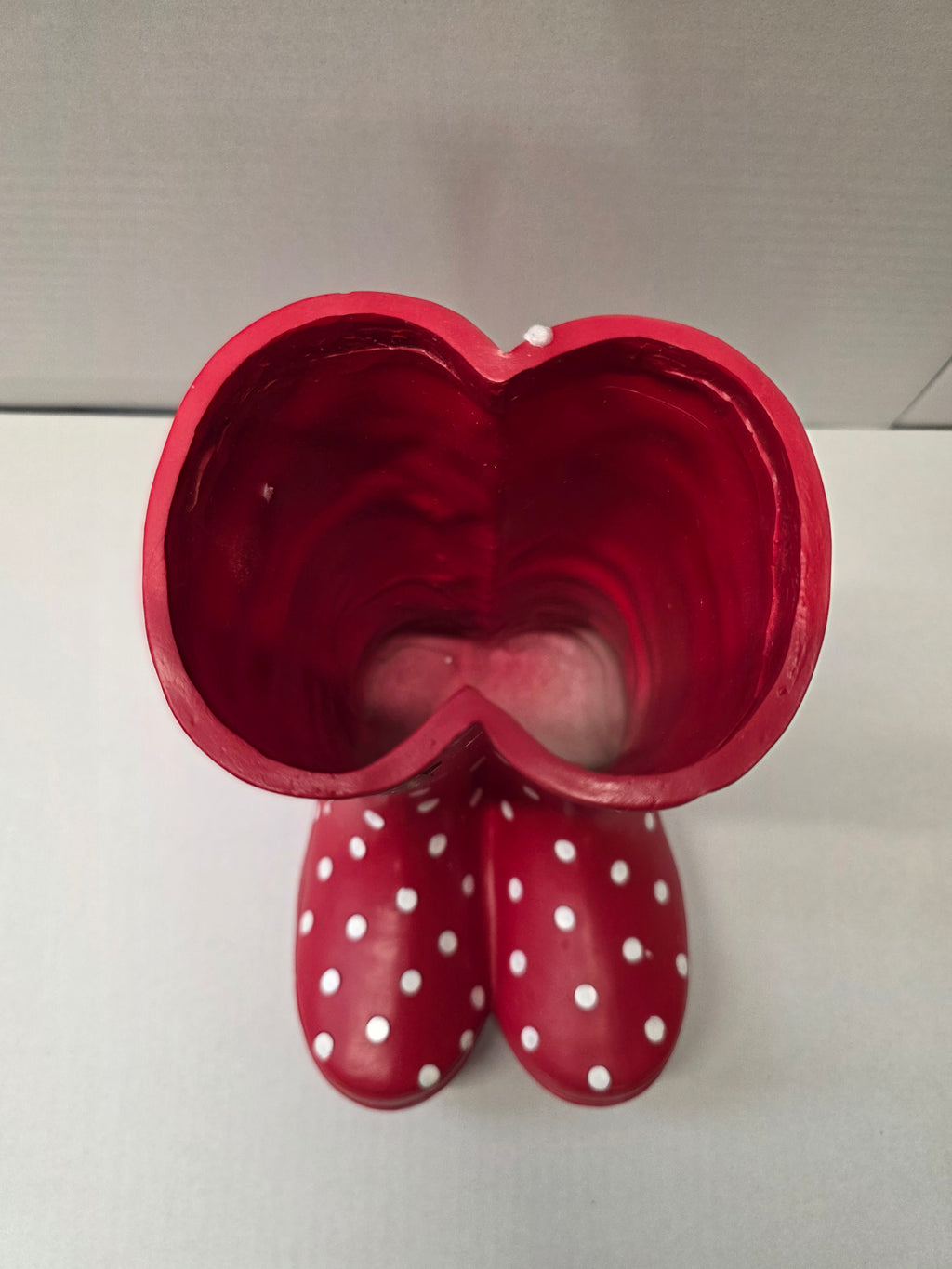 Planter Welly Boots Red 21.5x14cm