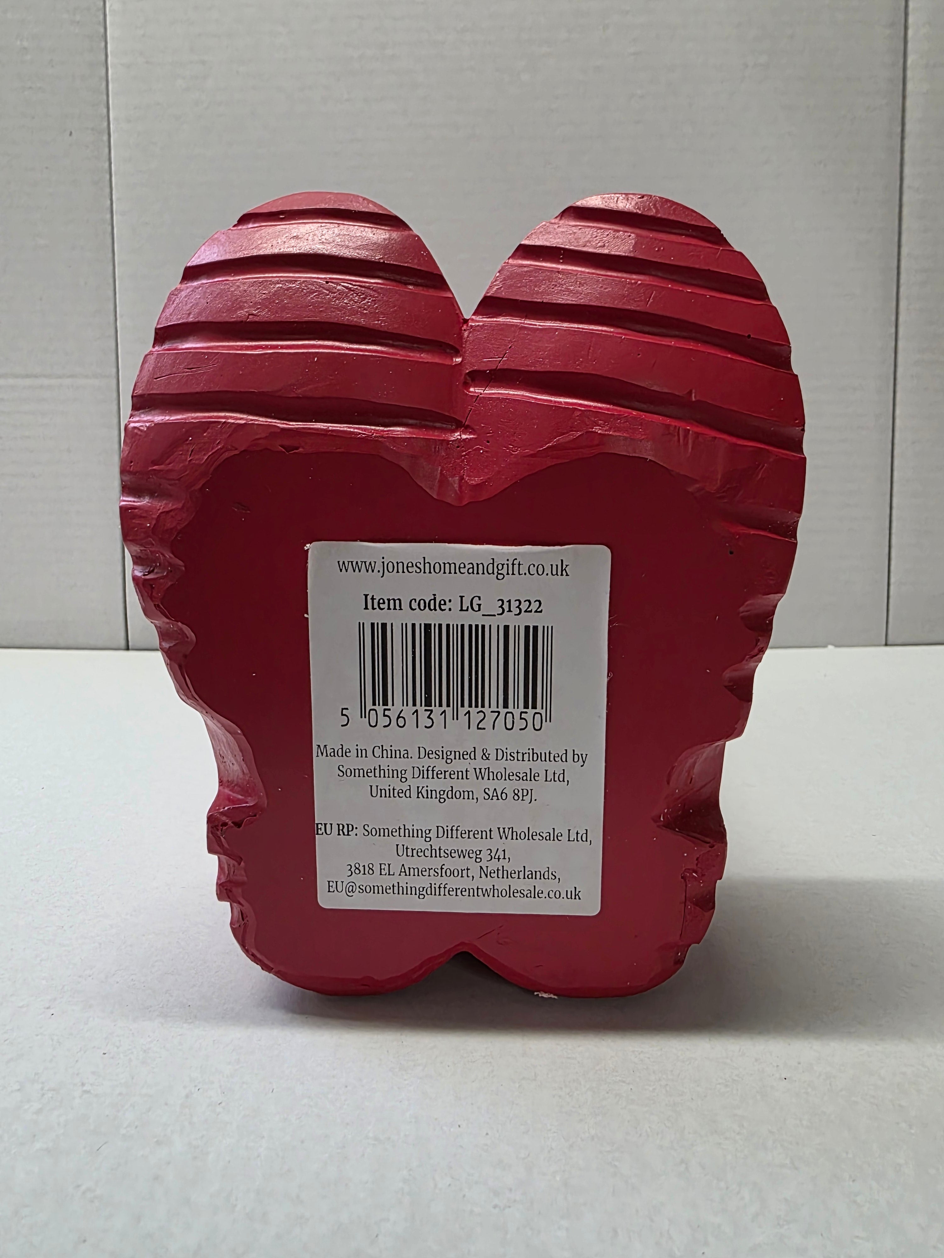 Planter Welly Boots Red 21.5x14cm