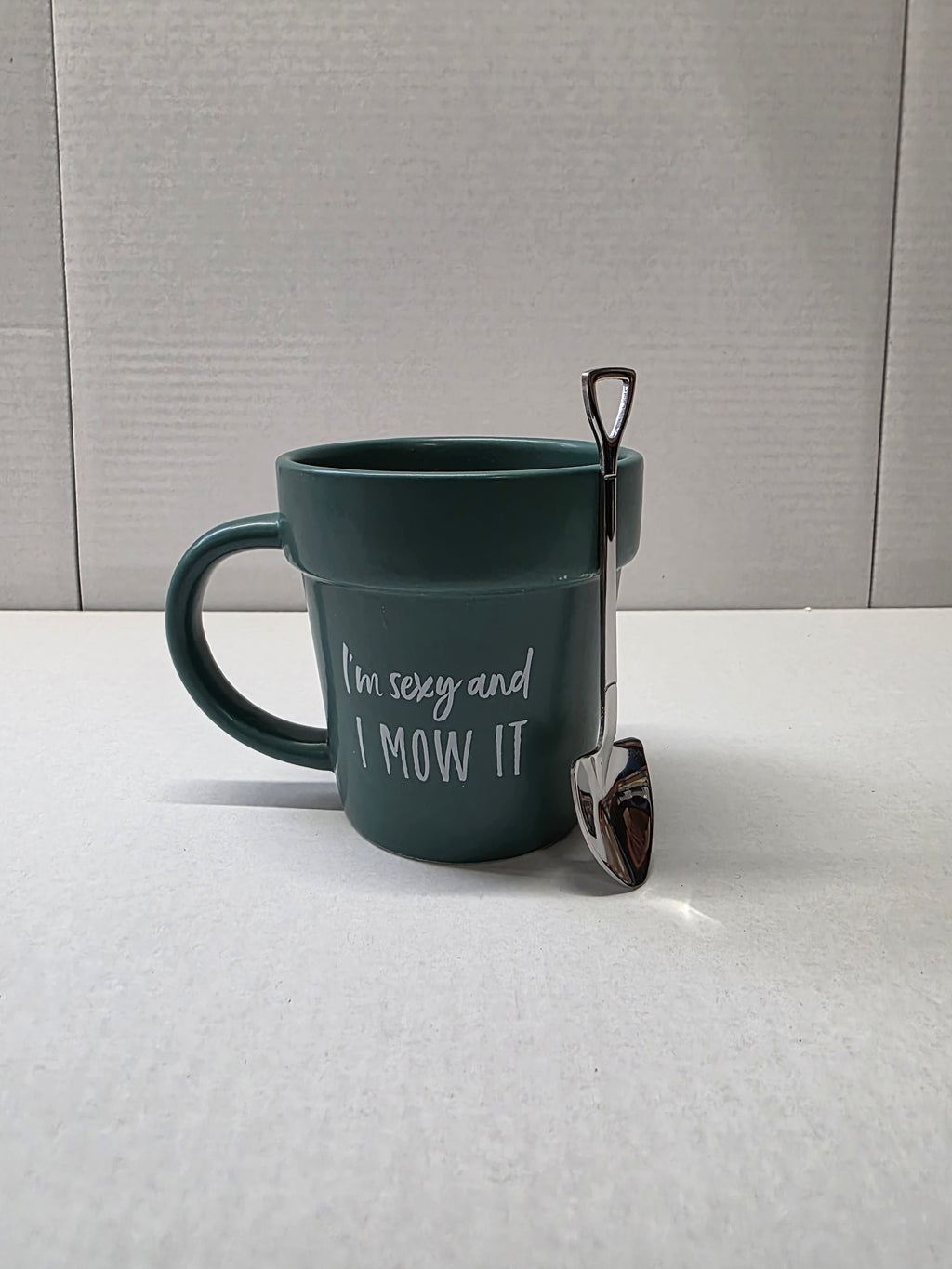 Sexy And I Mow It Mug And Shovel