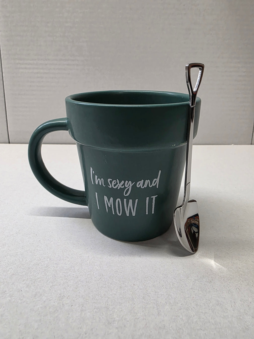 Sexy And I Mow It Mug And Shovel