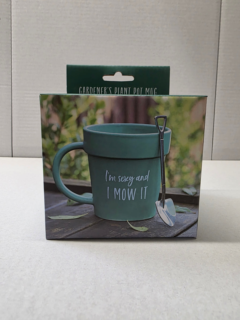 Sexy And I Mow It Mug And Shovel