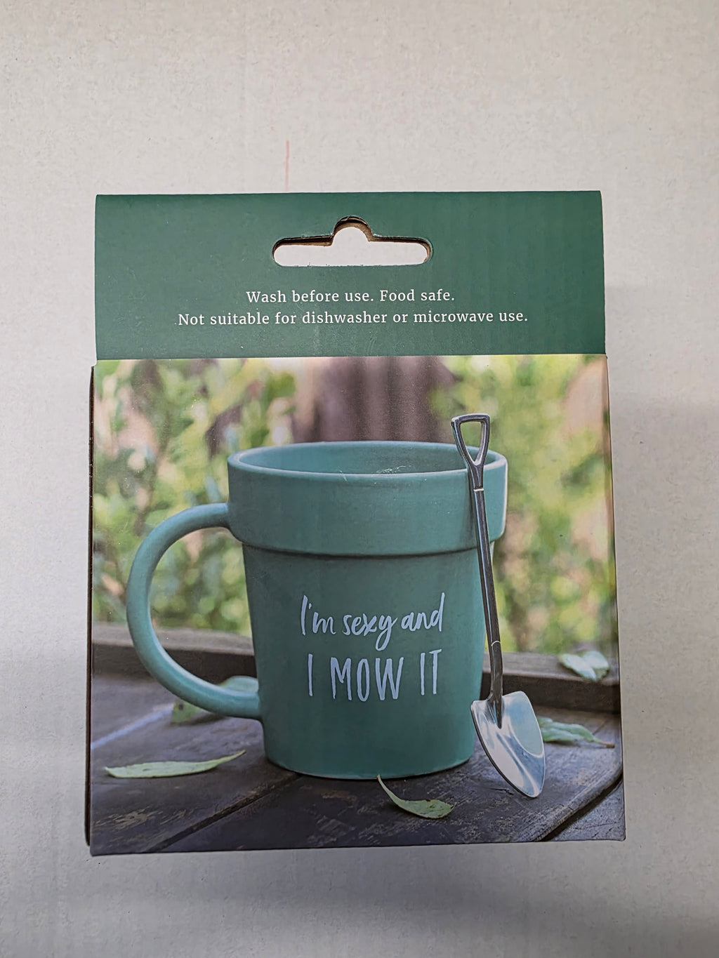 Sexy And I Mow It Mug And Shovel