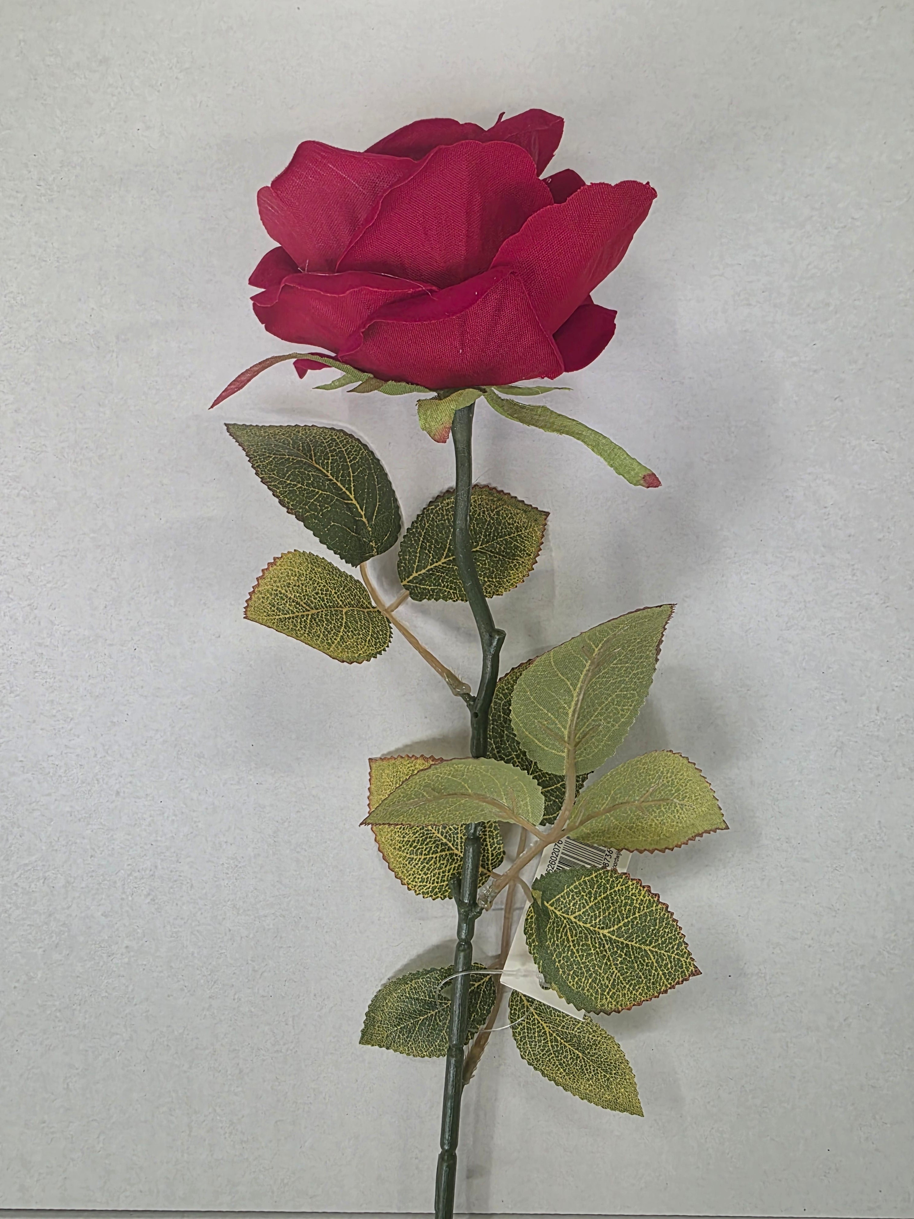 Artificial Rose Red Promise 66cm (Pack of 2)