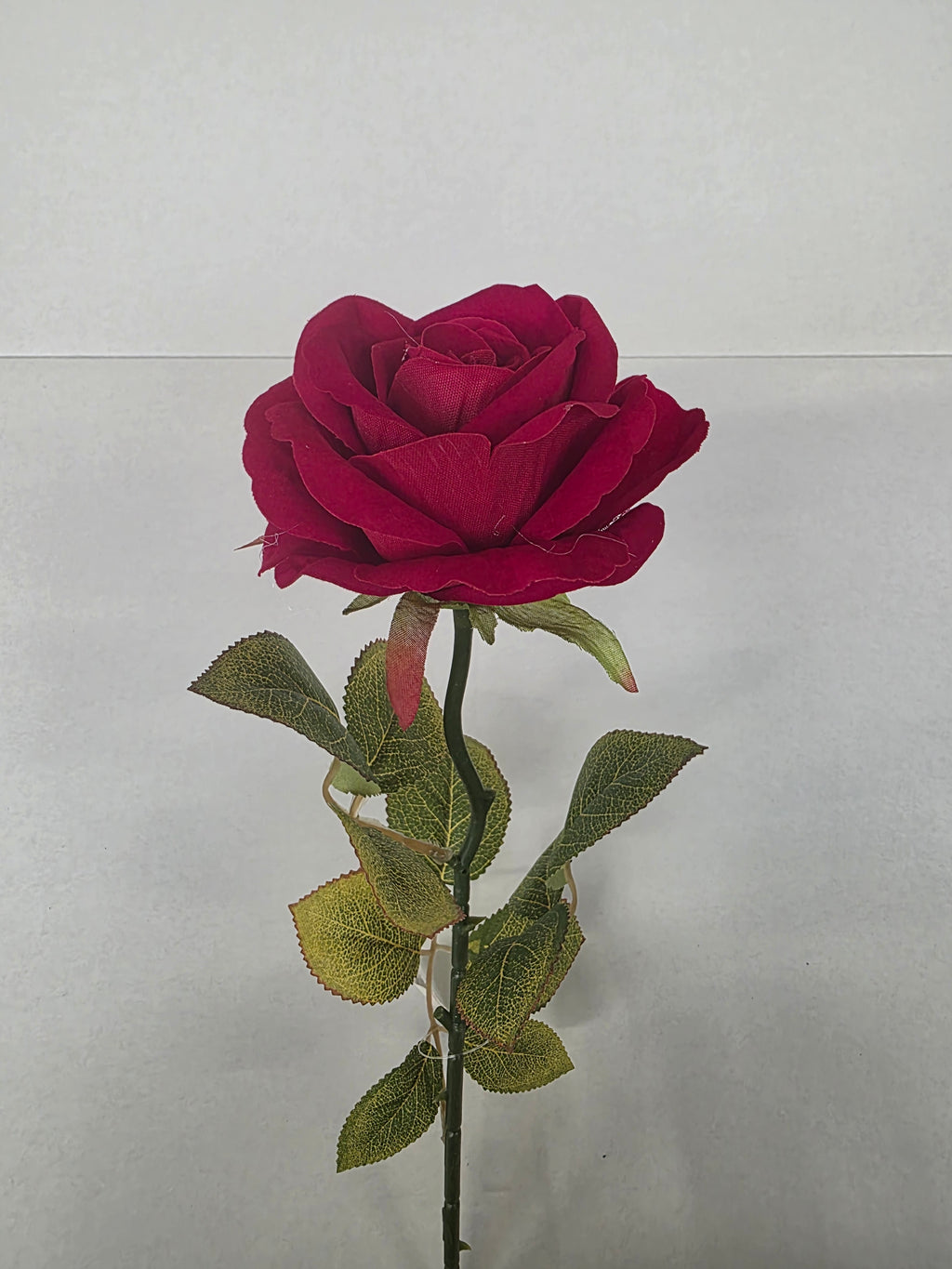 Artificial Rose Red Promise 66cm (Pack of 2)