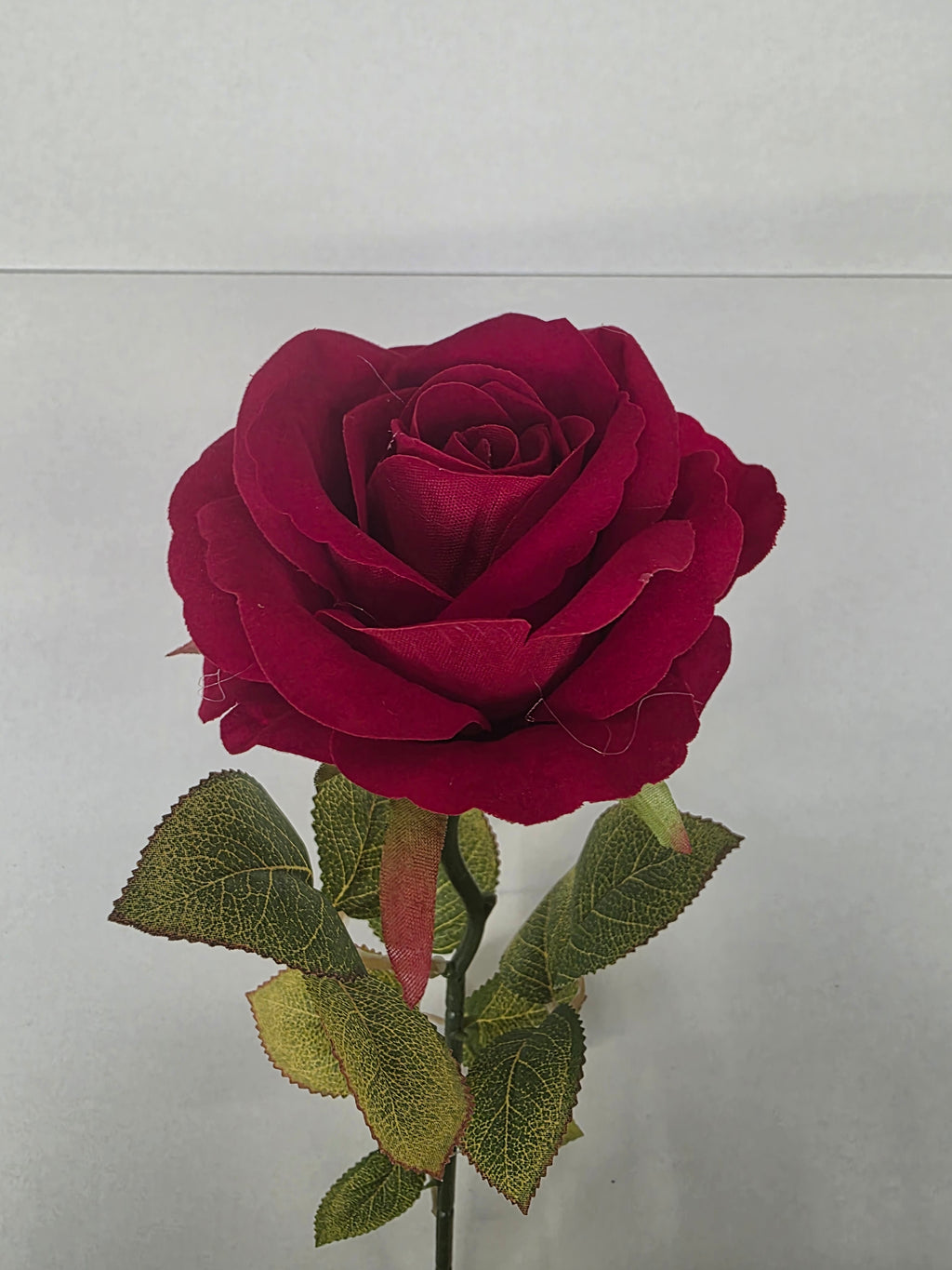 Artificial Rose Red Promise 66cm (Pack of 2)