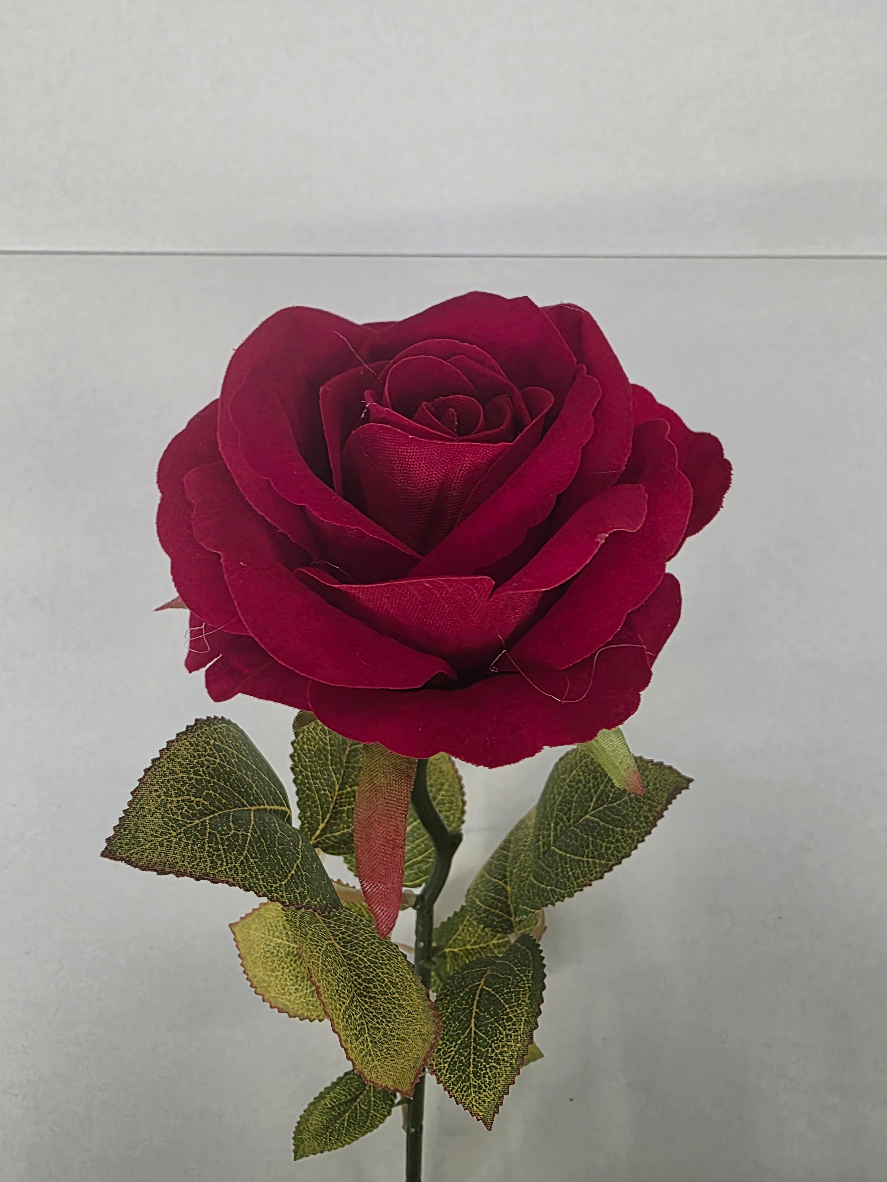 Artificial Rose Red Promise 66cm (Pack of 2)