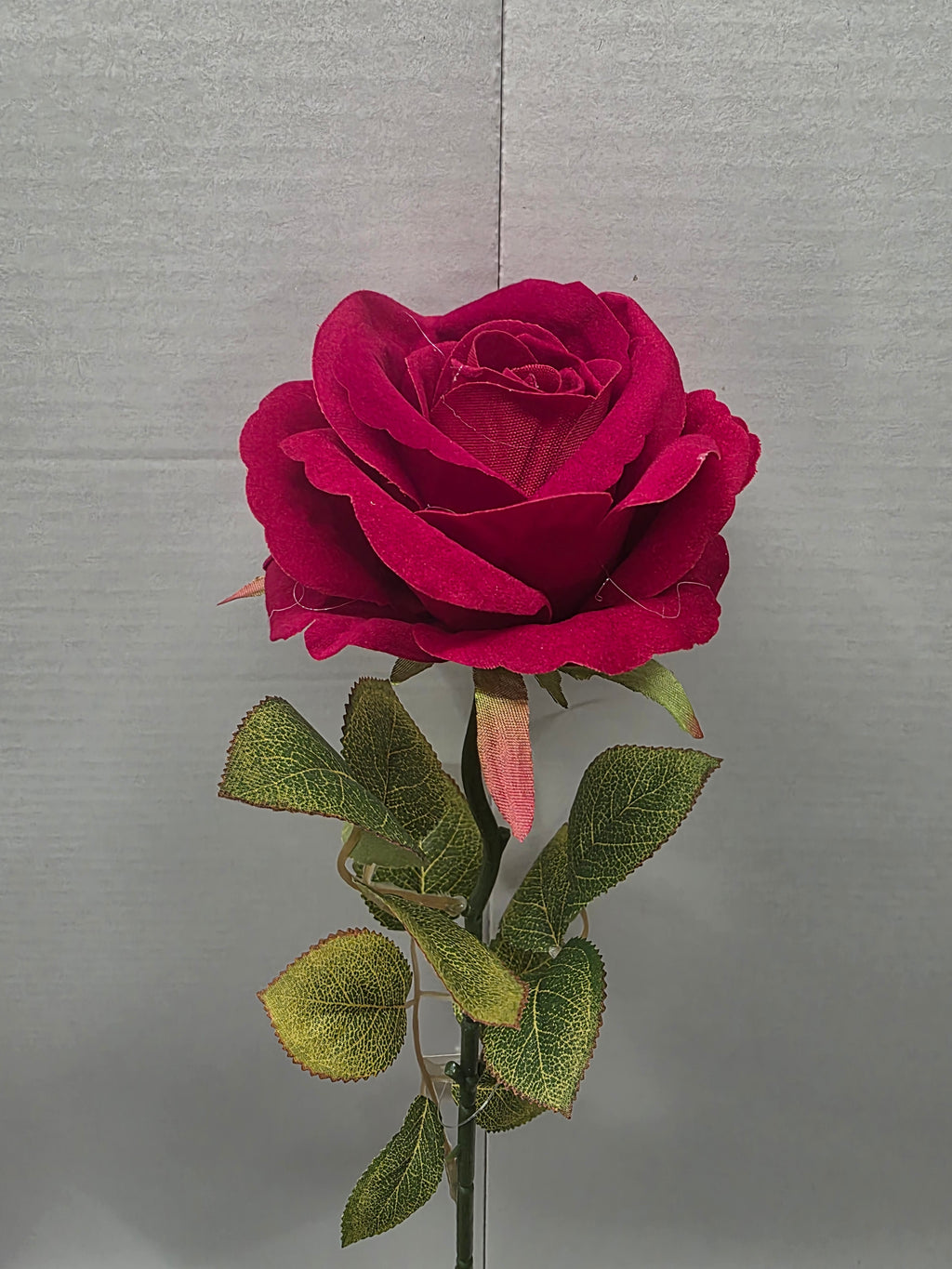 Artificial Rose Red Promise 66cm (Pack of 2)