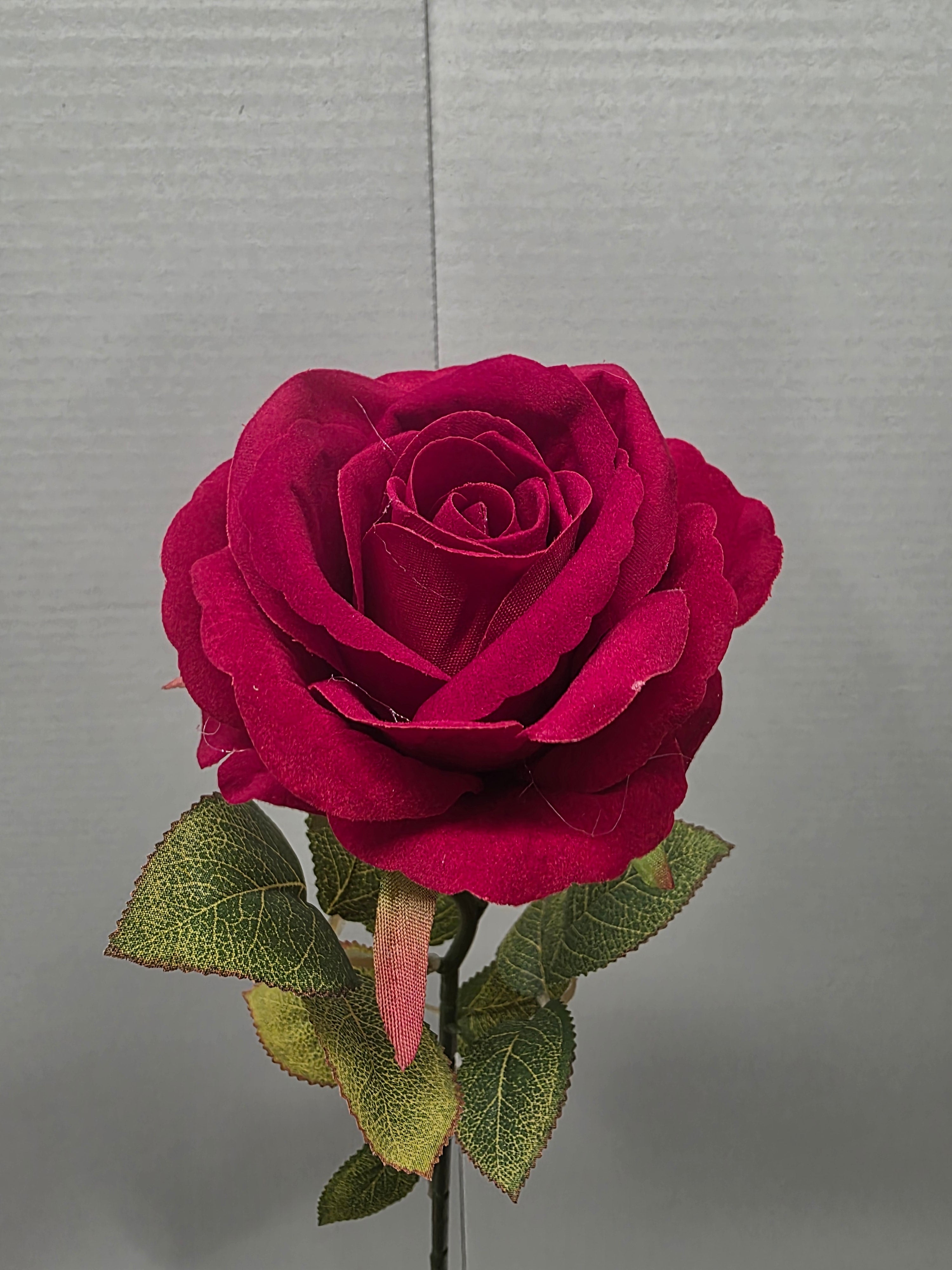 Artificial Rose Red Promise 66cm (Pack of 2)