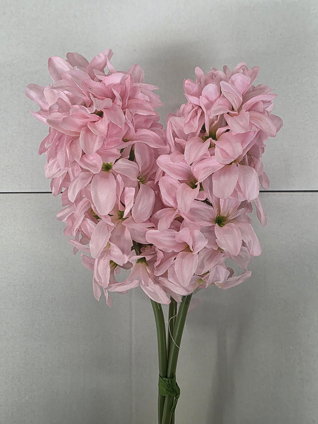 Artificial Hyacinth Bundle Light Pink X3 40cm