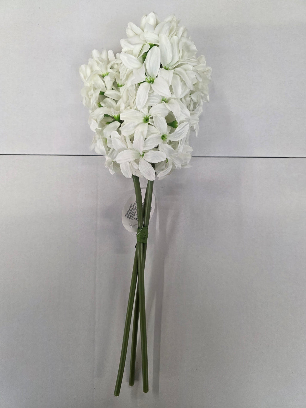 Artificial Hyacinth Bundle White X3 40cm
