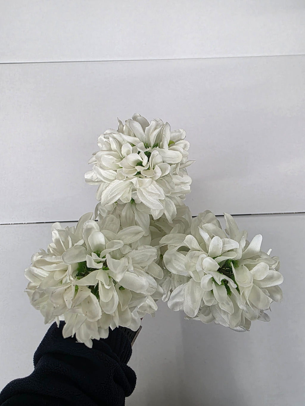 Artificial Hyacinth Bundle White X3 40cm