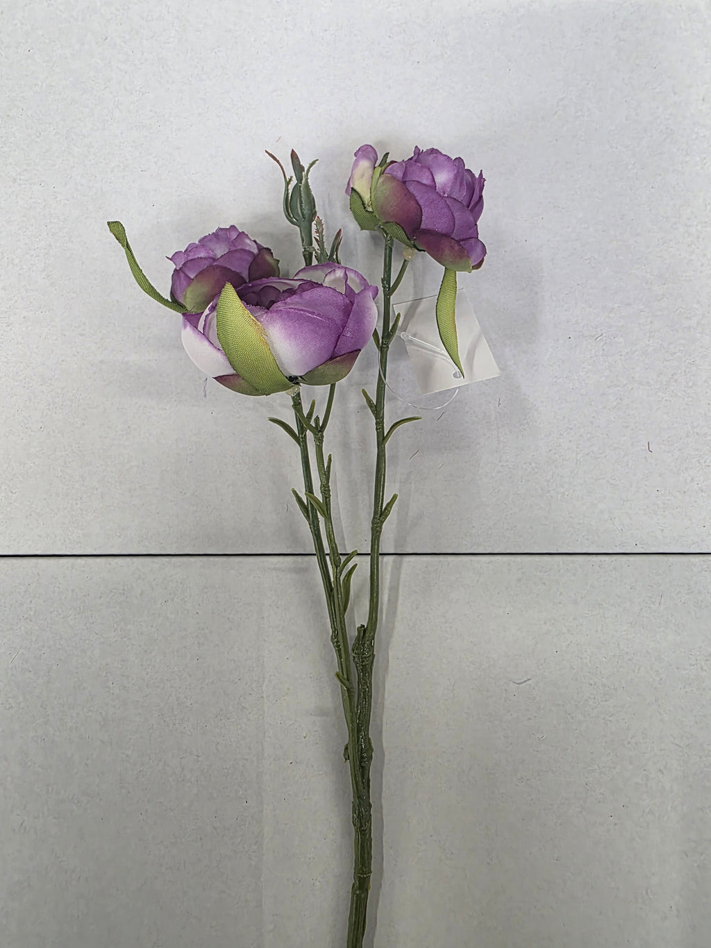 Artificial Silk Lydia Ranunculus Spray Purple (PACK OF 2)