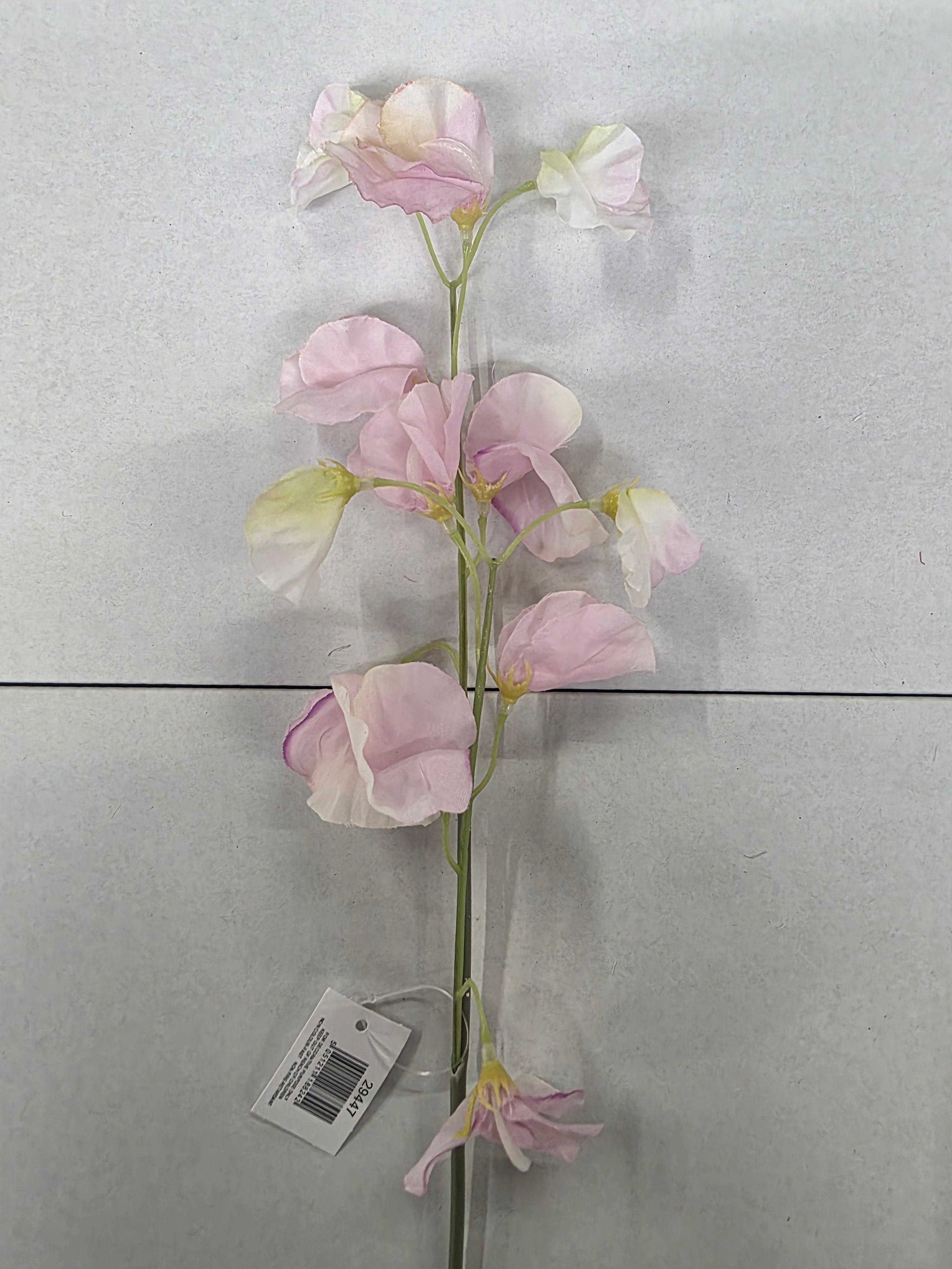 Artificial Skye Sweetpea Pink 46cm(Pack of 4)