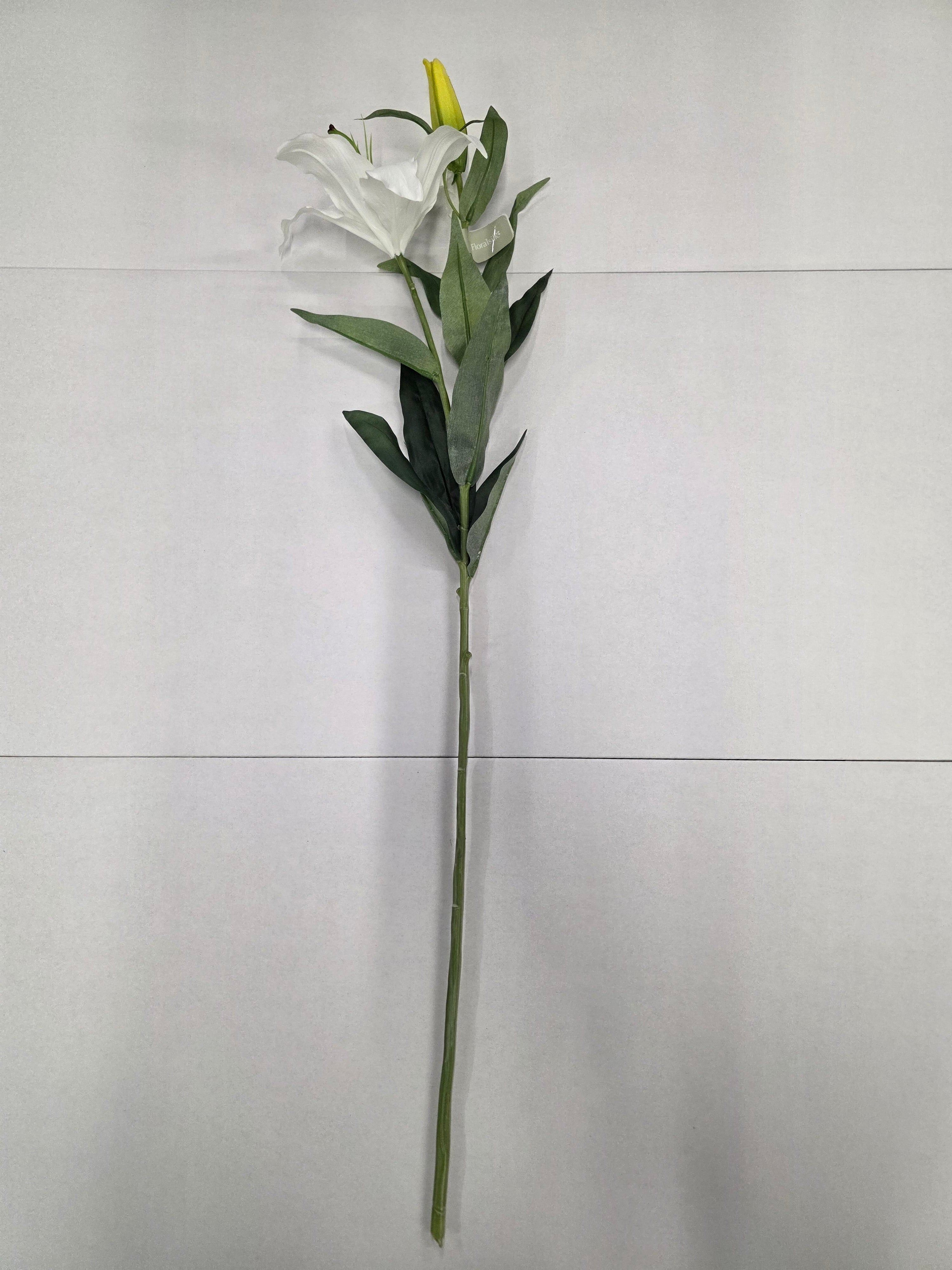 Artificial Lily Casablanca White 87cm