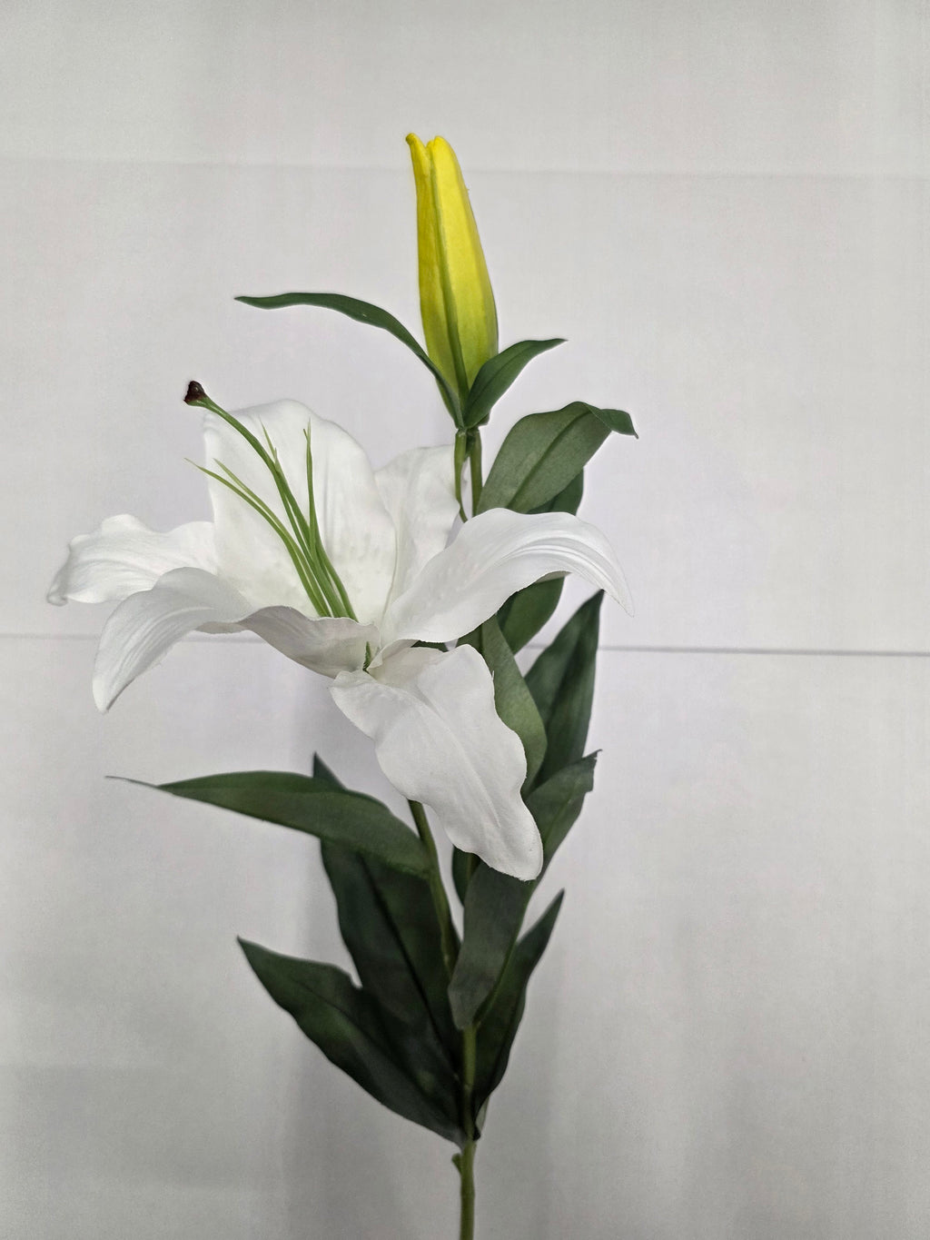 Artificial Lily Casablanca White 87cm