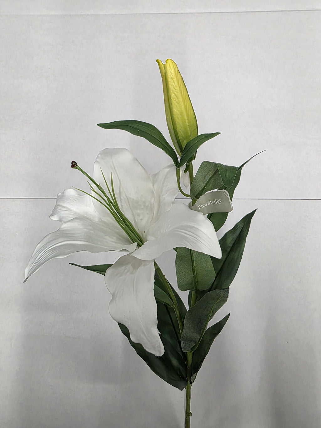 Artificial Lily Casablanca White 87cm