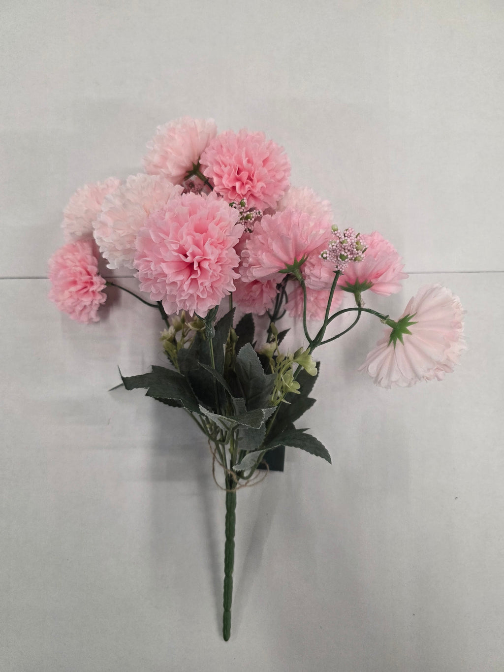 Artificial Bouquet Carnation 34cm Pink