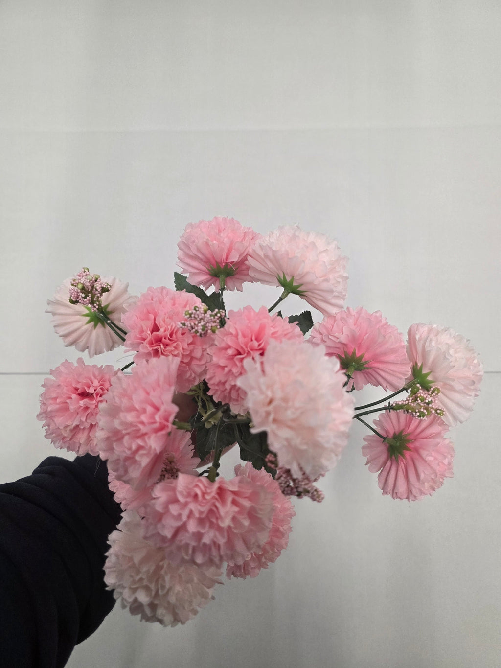 Artificial Bouquet Carnation 34cm Pink