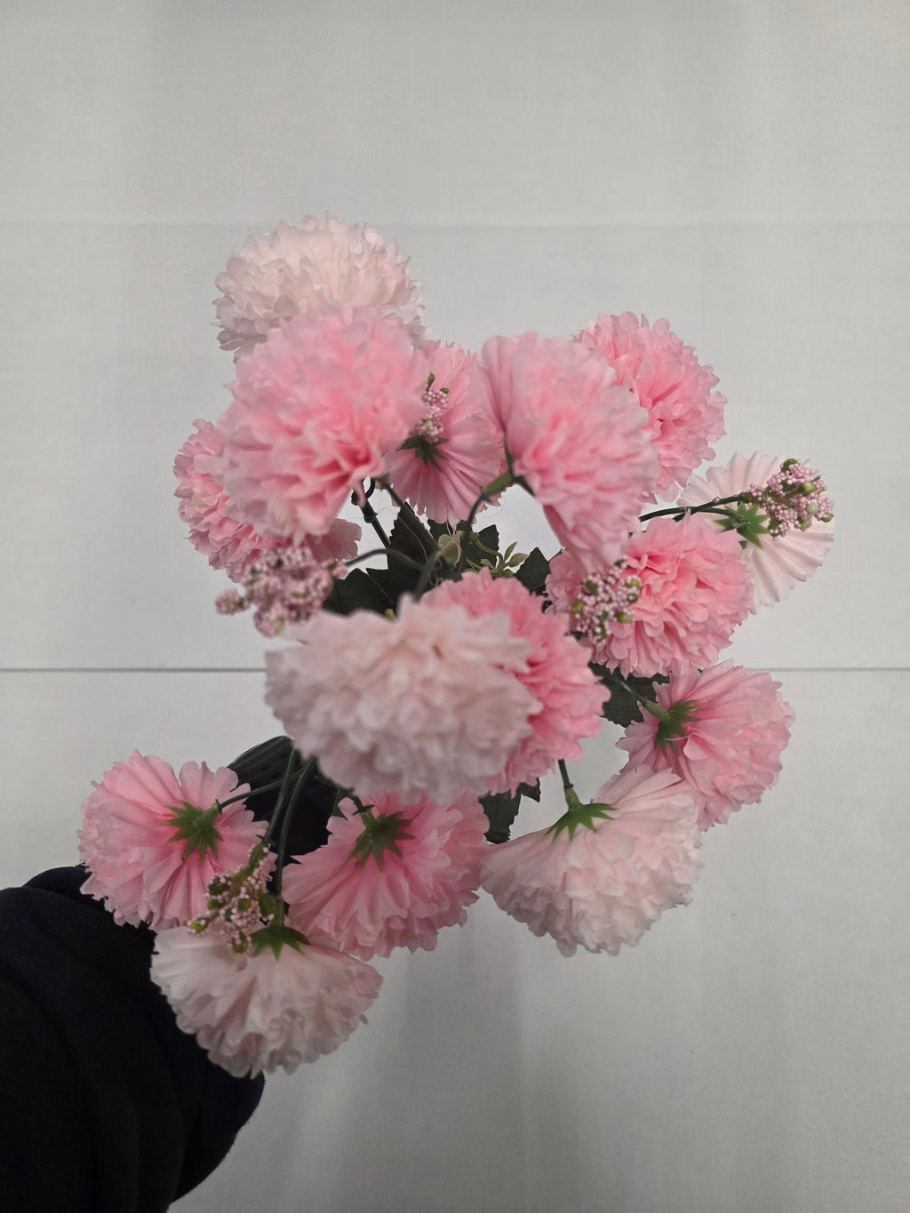 Artificial Bouquet Carnation 34cm Pink