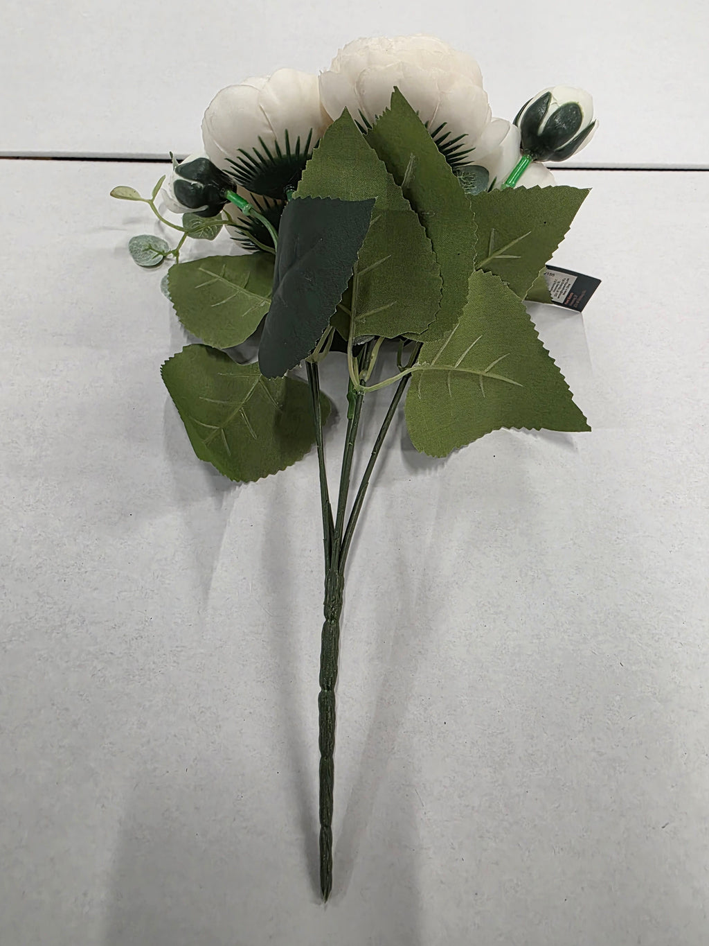 Artificial Bouquet Peony Ivory 30cm