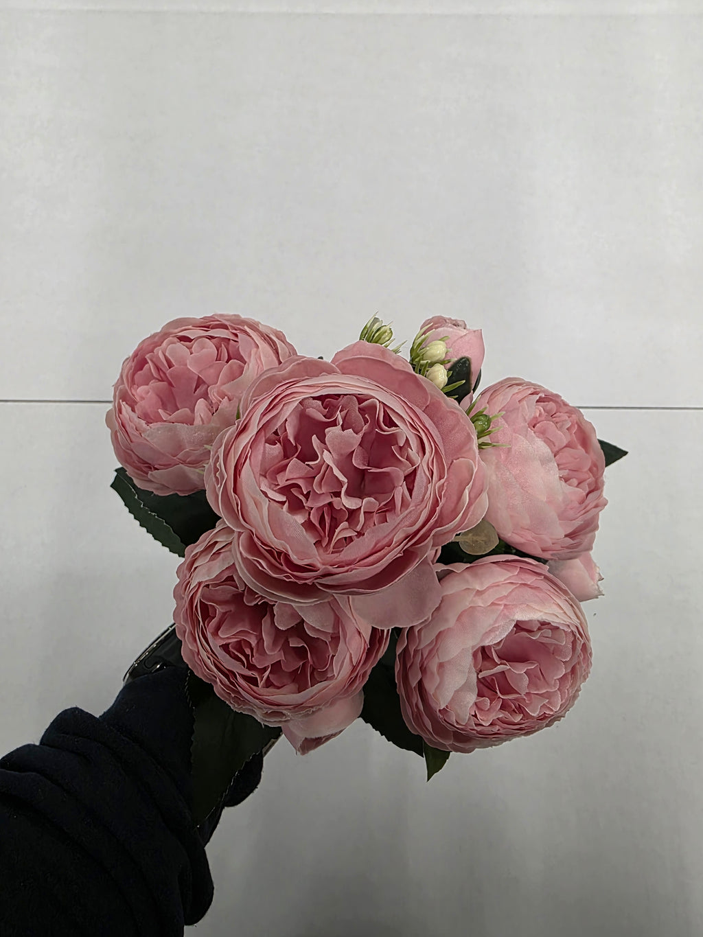 Artificial Bouquet Peony Light Pink 30cm