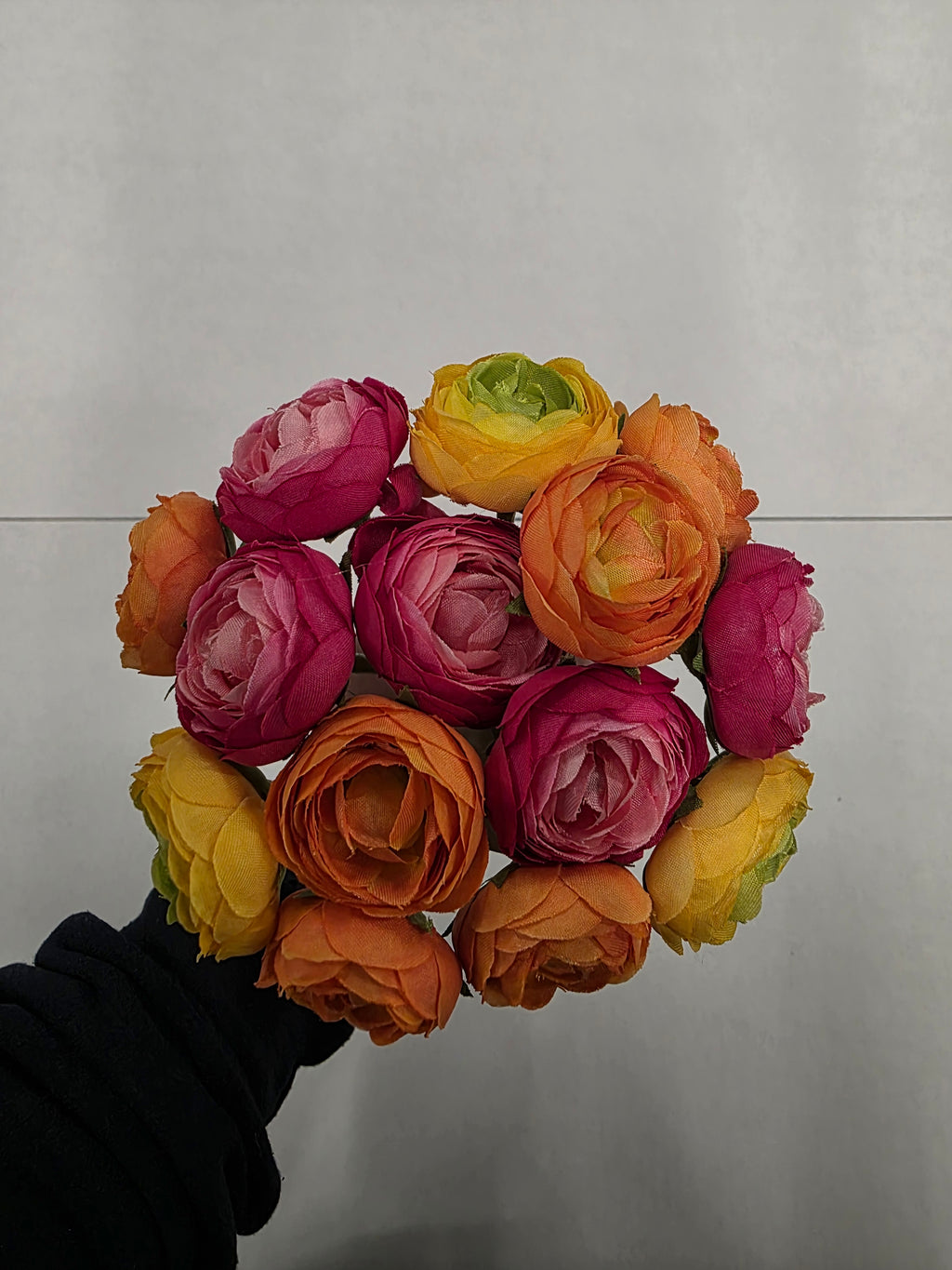 Artificial Mini Ranunculus Bundle Mixed x14