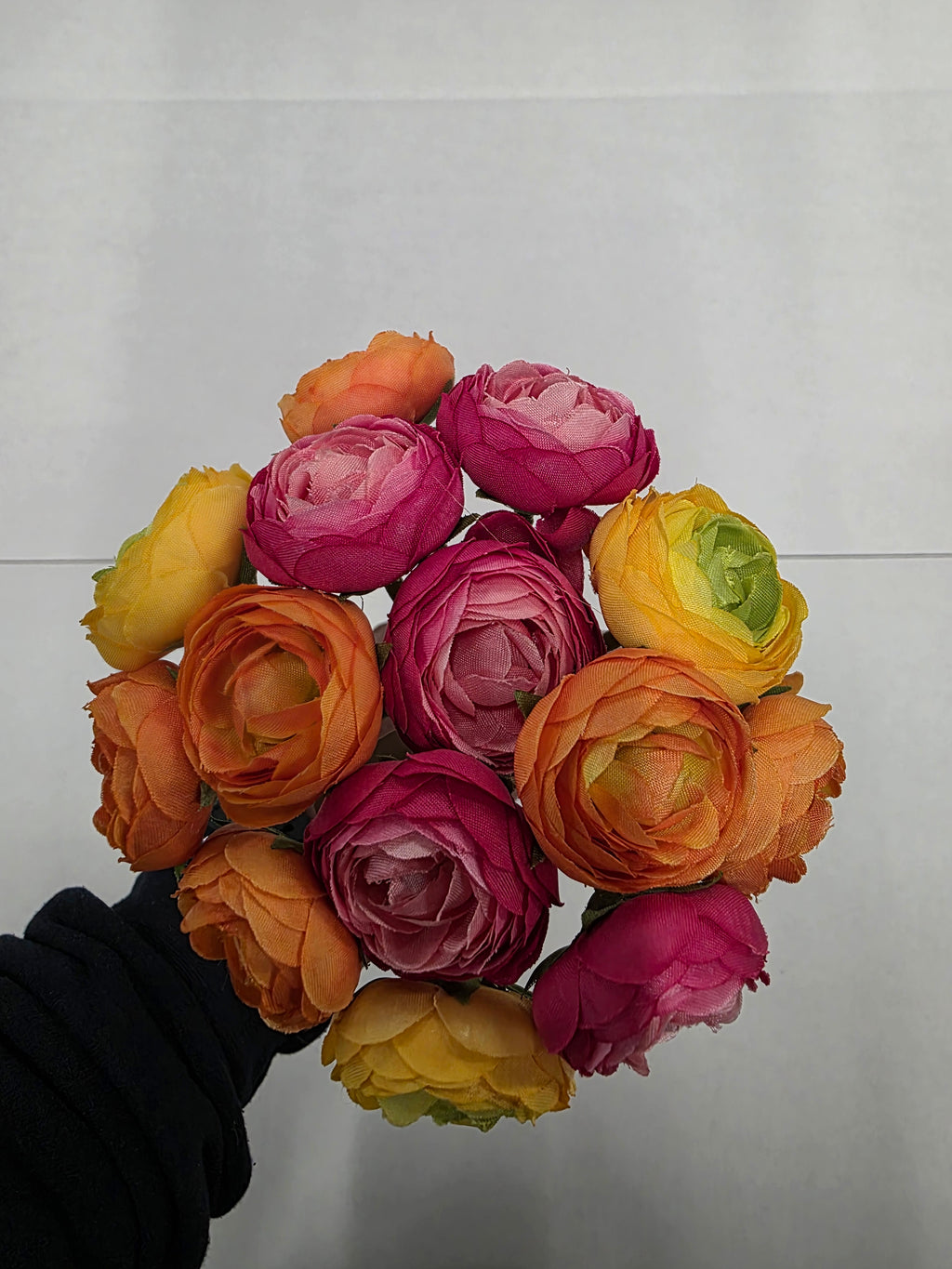 Artificial Mini Ranunculus Bundle Mixed x14