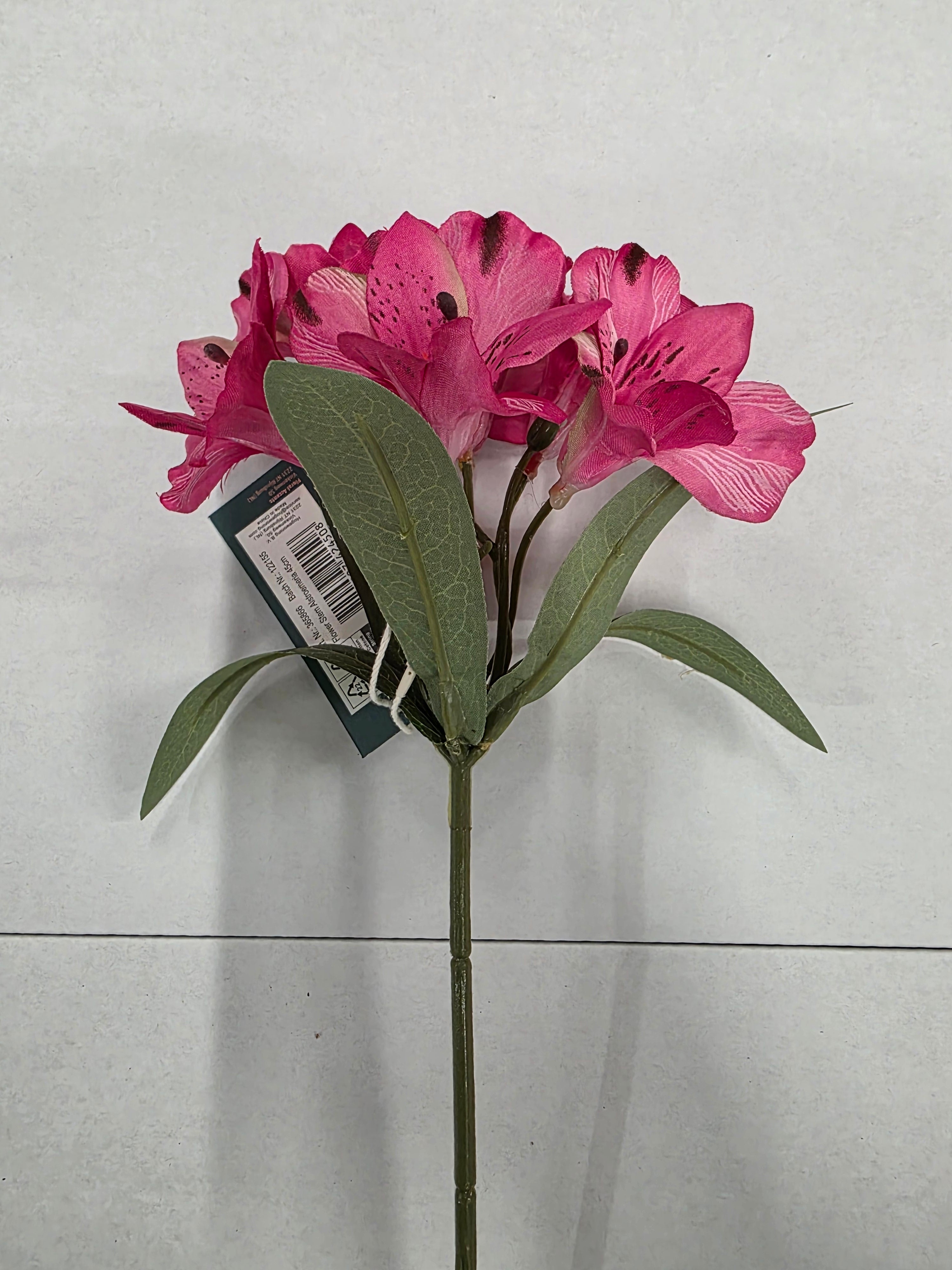 Artificial Alstroemeria Fuchsia 45cm (Pack of 5)