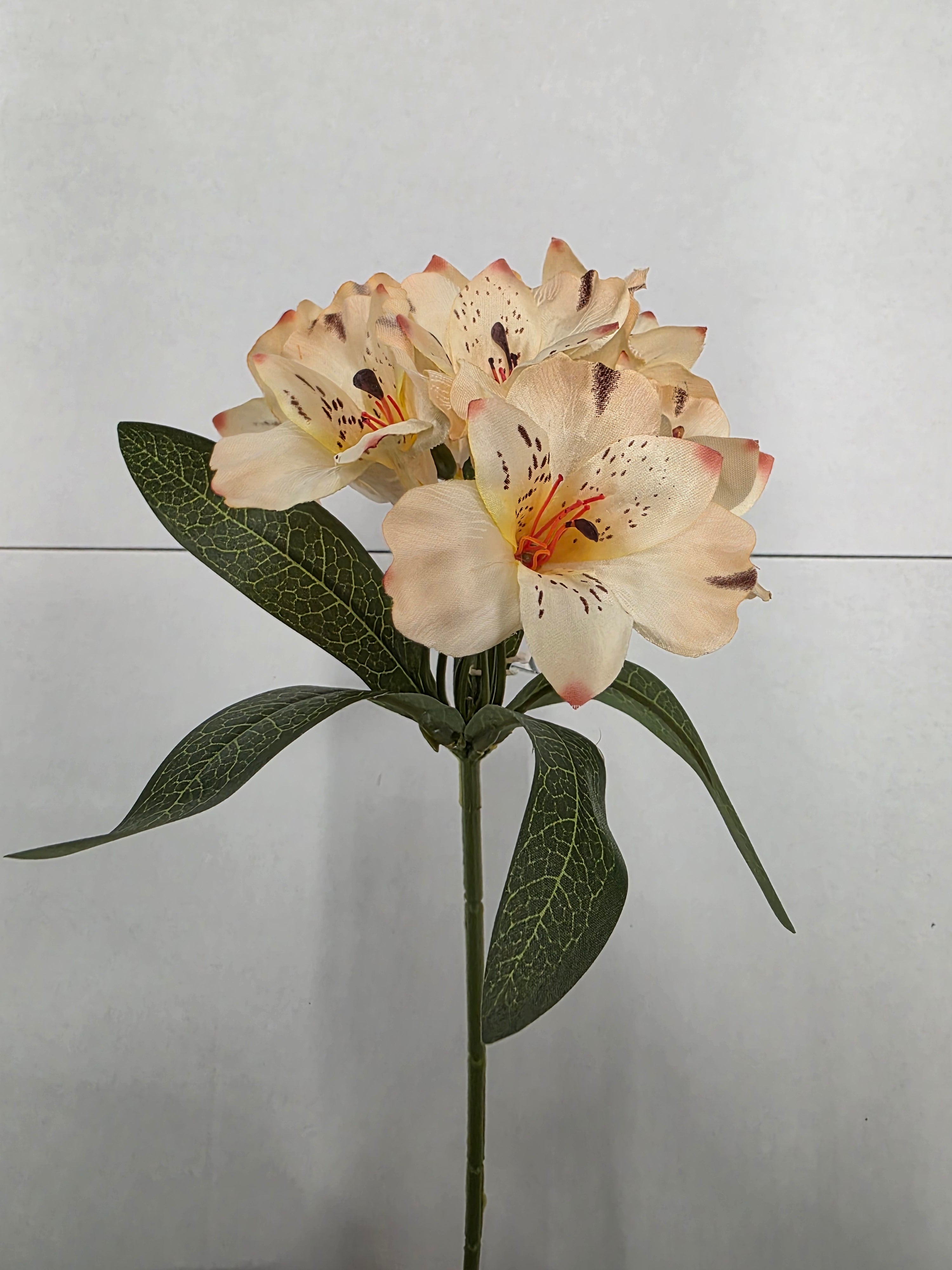 Artificial Alstroemeria Salmon 45cm(Pack of 5)