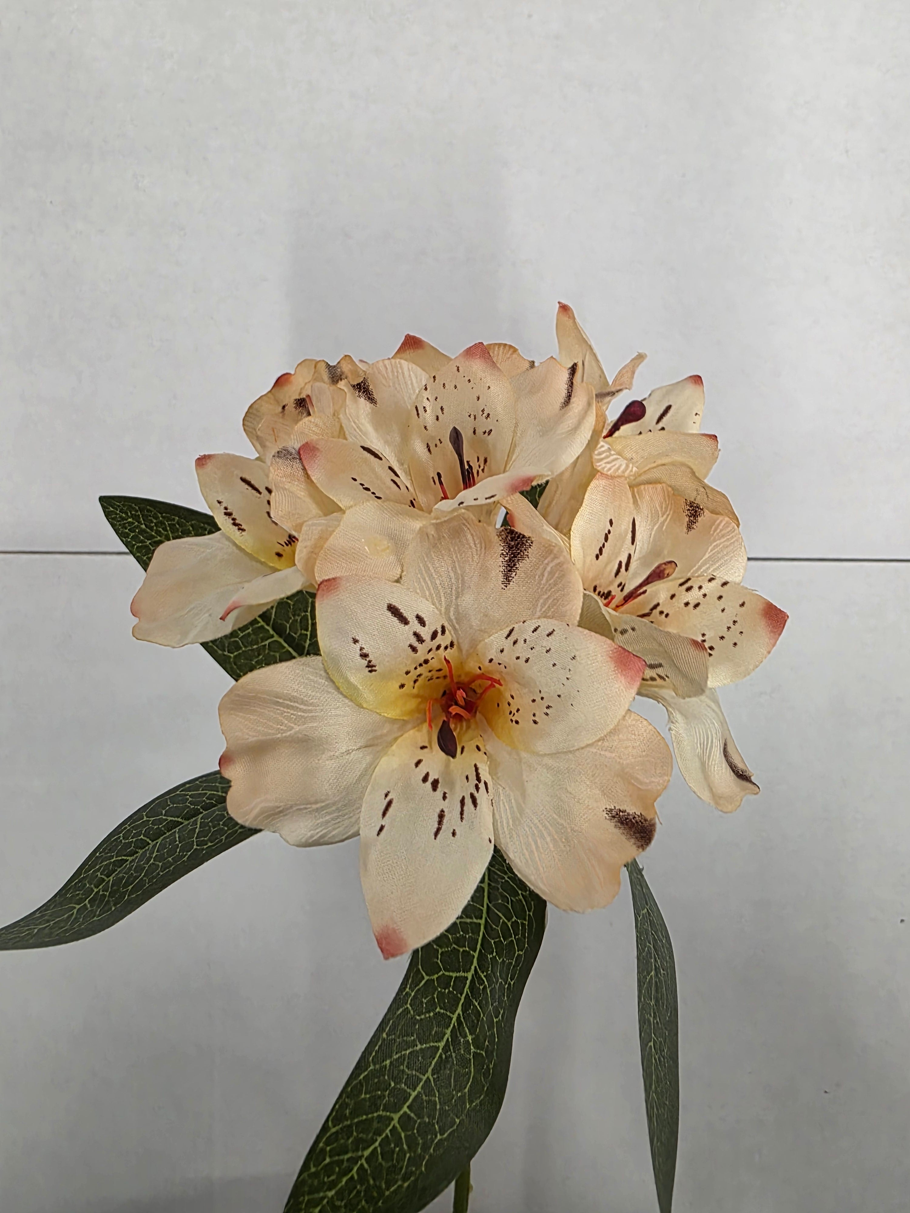 Artificial Alstroemeria Salmon 45cm(Pack of 5)
