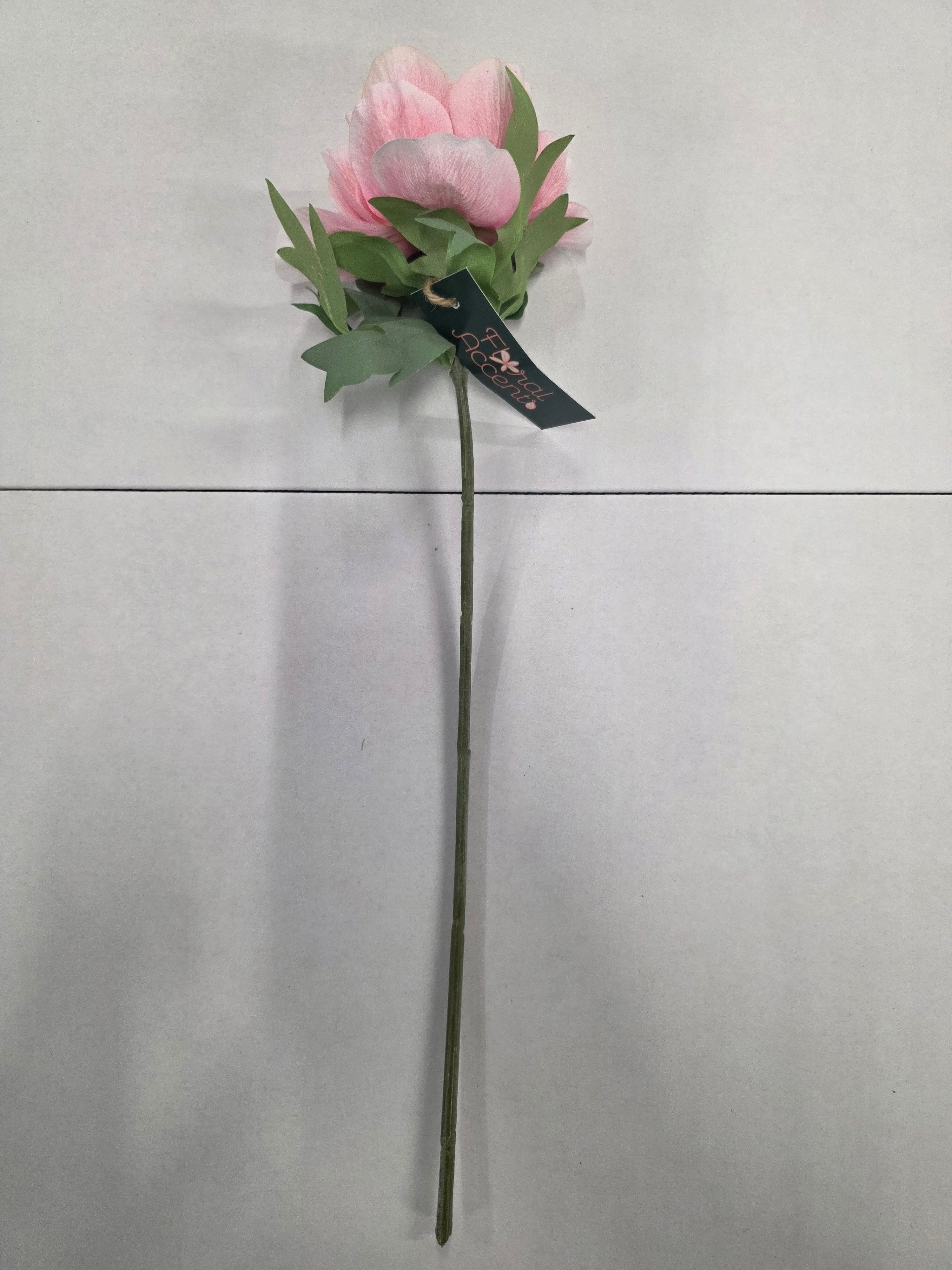 Artificial Anemone Pink 45cm (Pack of 2)