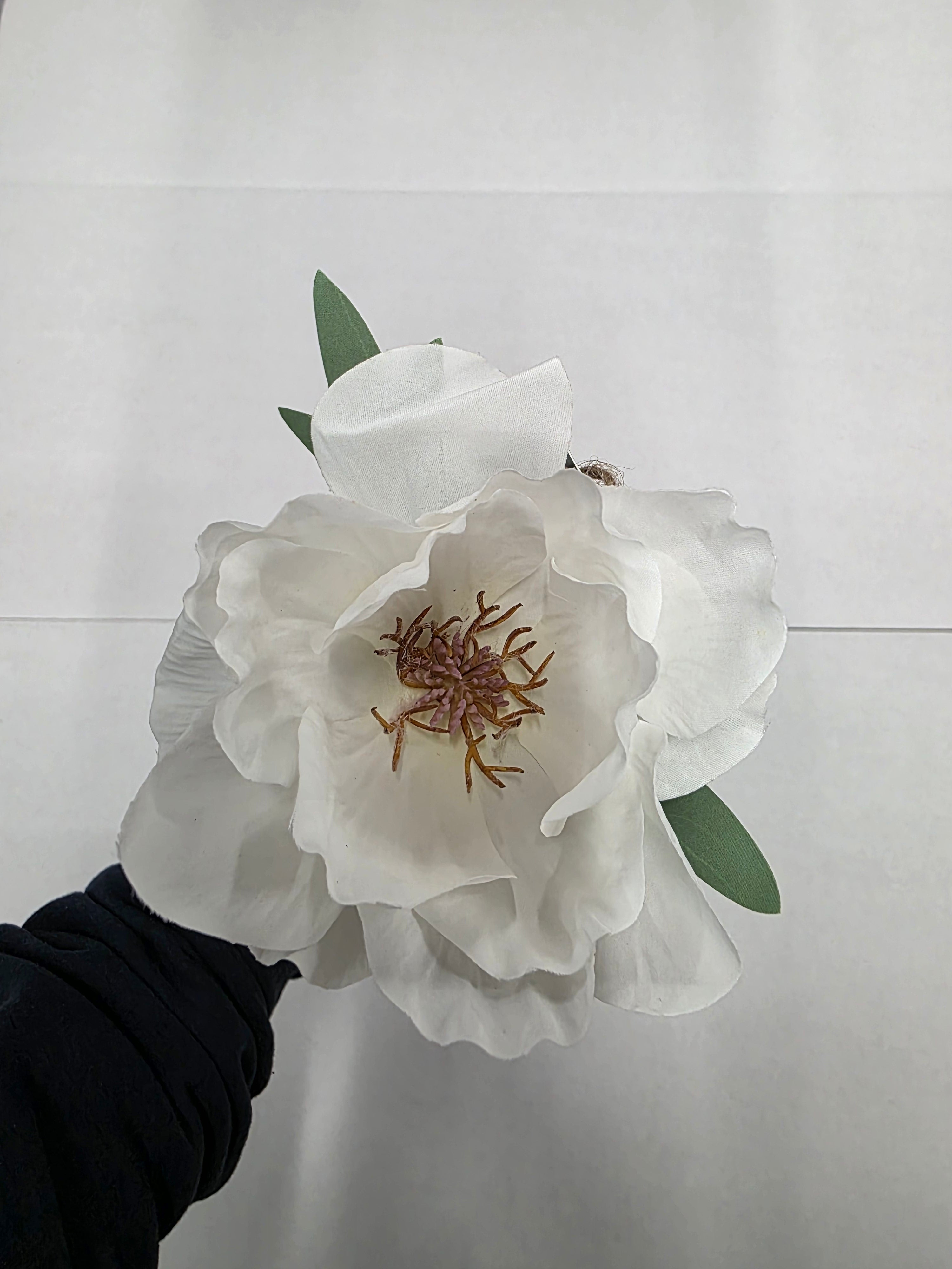 Artificial Anemone White 45cm (Pack of 2)