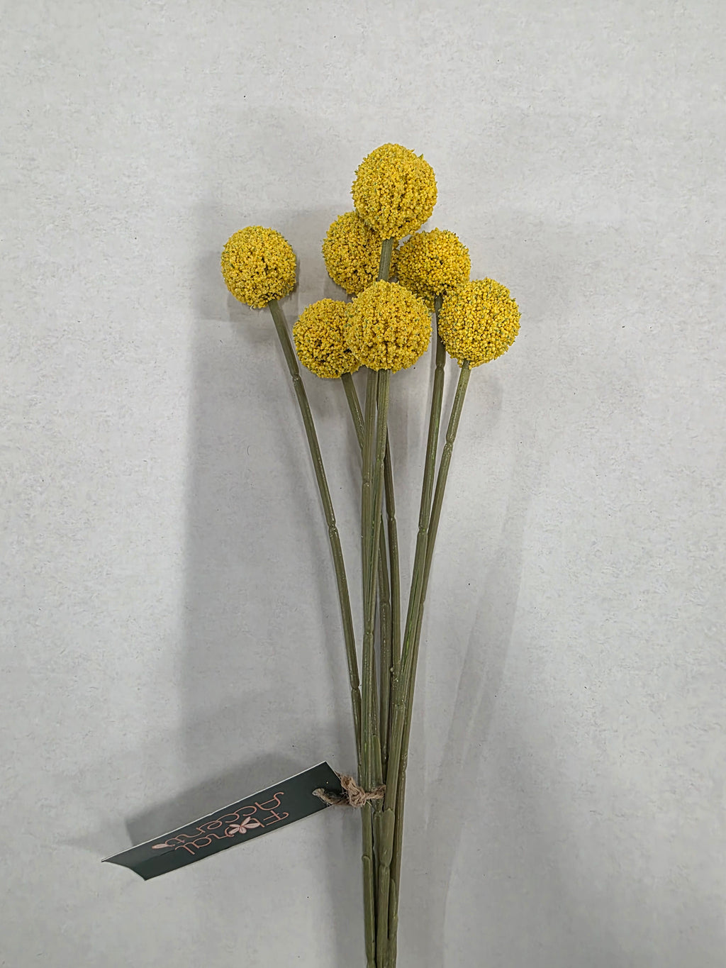 Artificial Craspedia Yellow 60cm