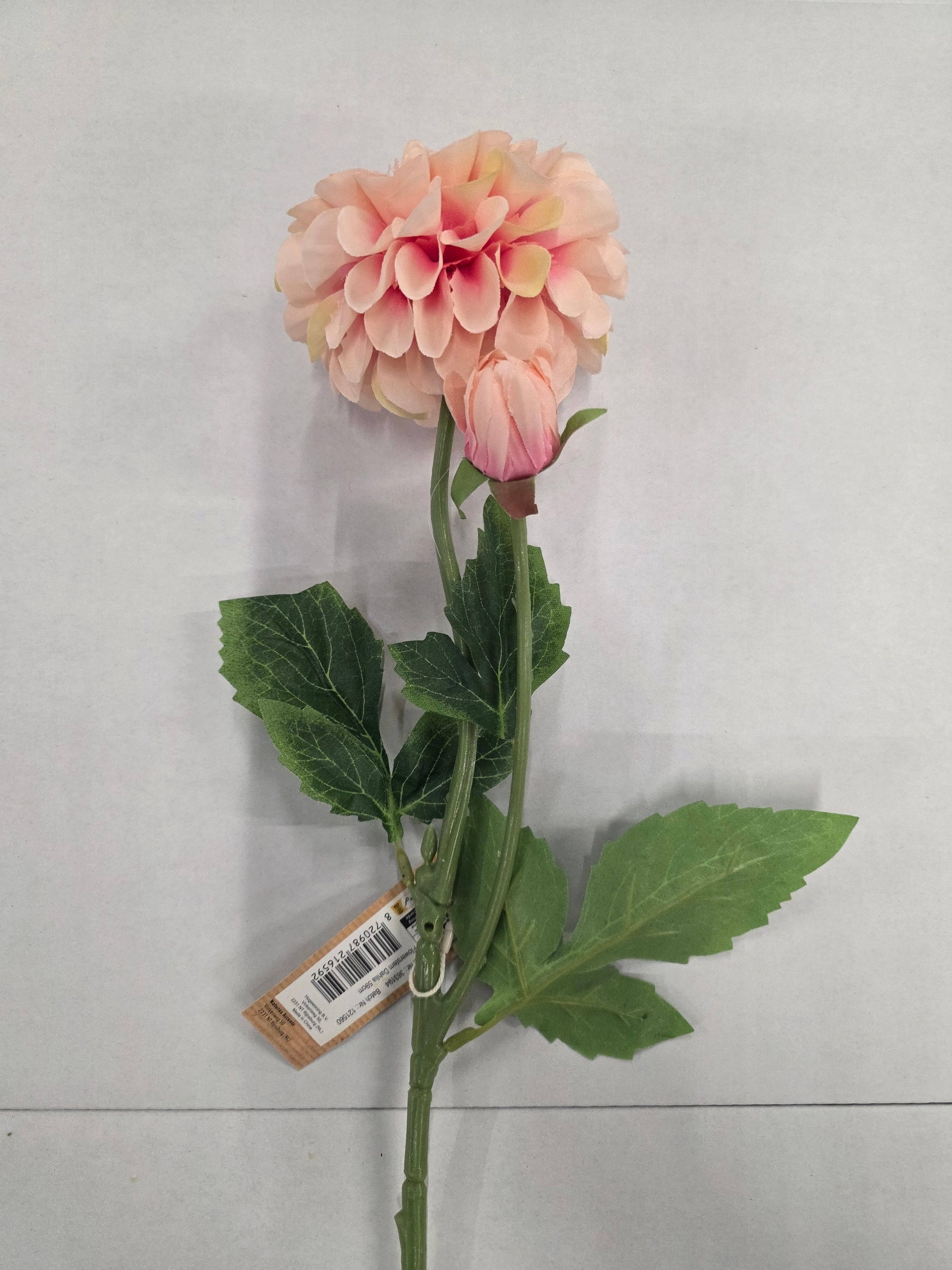 Artificial Dahlia Light Pink 59cm