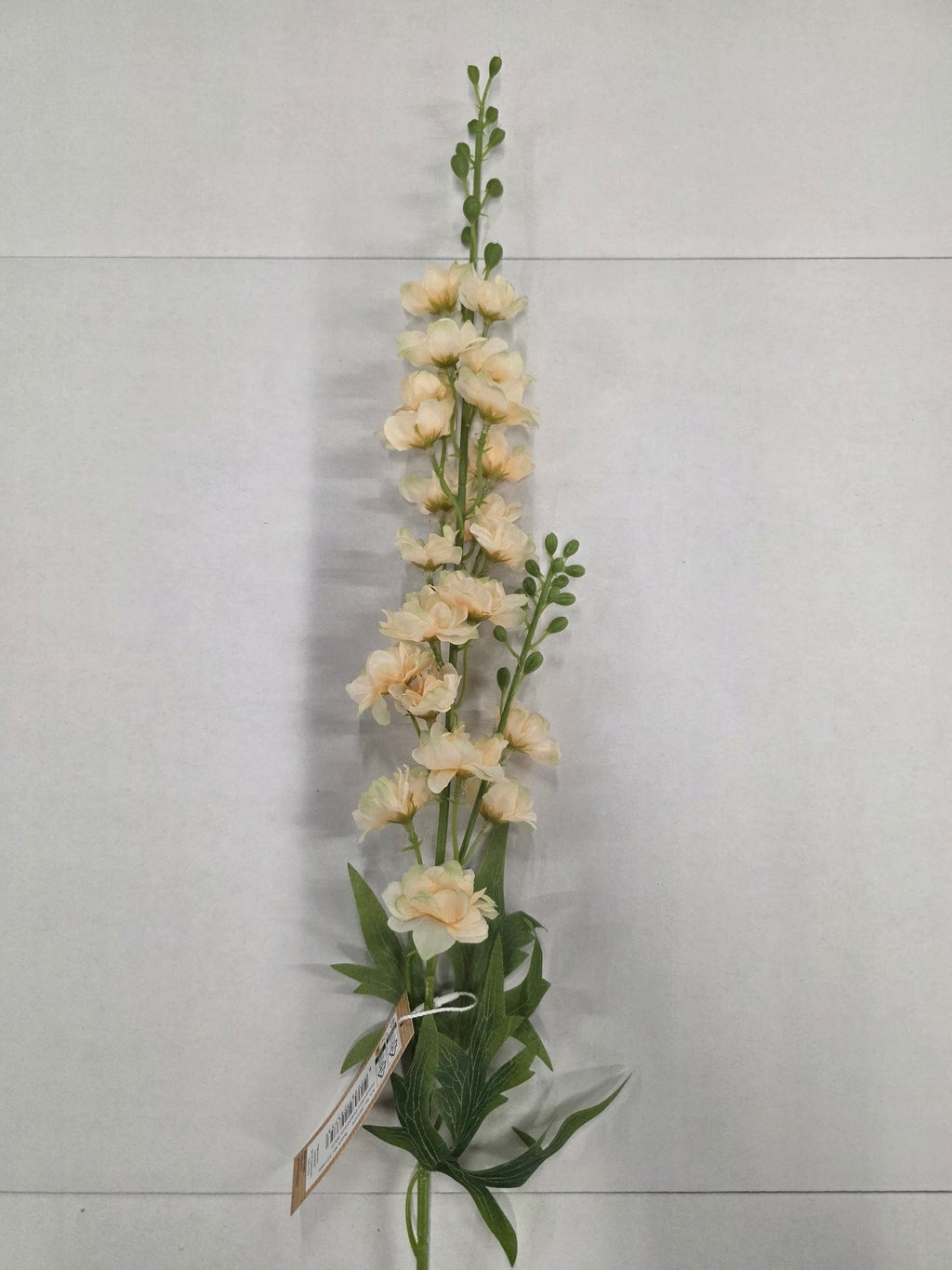 Artificial Delphinium Off White 80cm